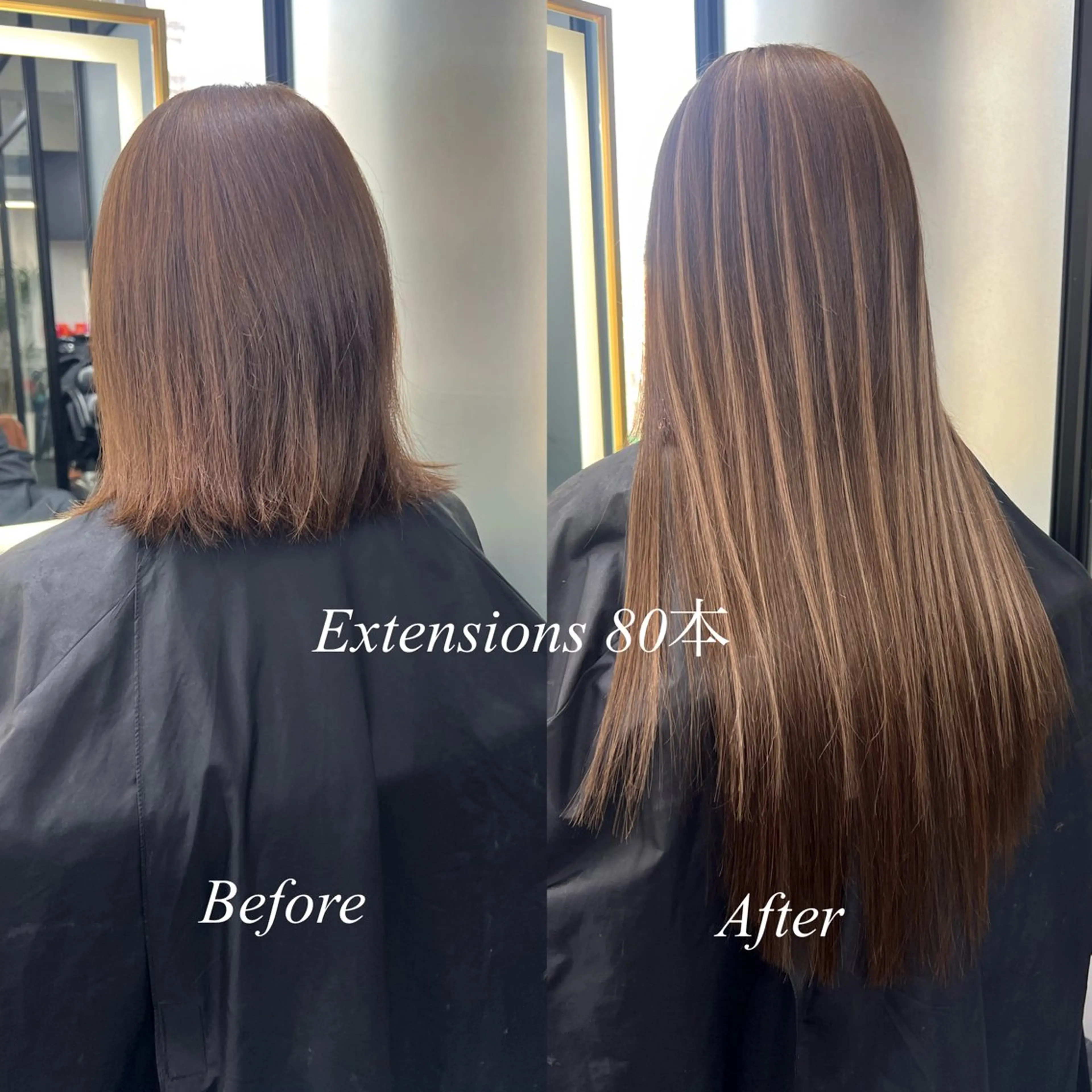 ロング カラー シールエクステ ハイトーンカラー エクステ ヘアカラー エクステ シールエクステ特化 ハイトーン、NANAのヘアスタイル