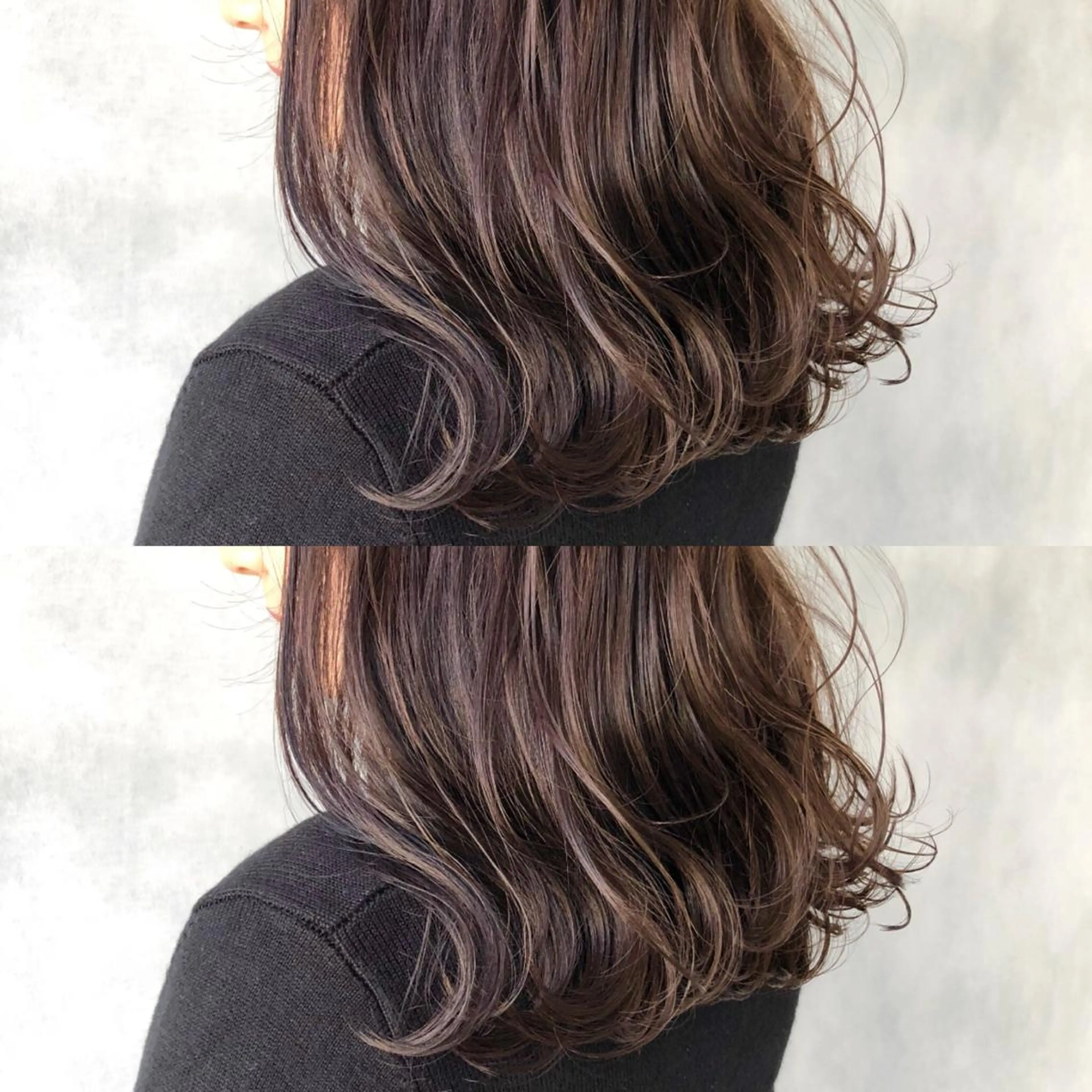 ミディアム ハイライト ヘアカラー トリートメント 小澤大輔 YOLO hairのヘアスタイル