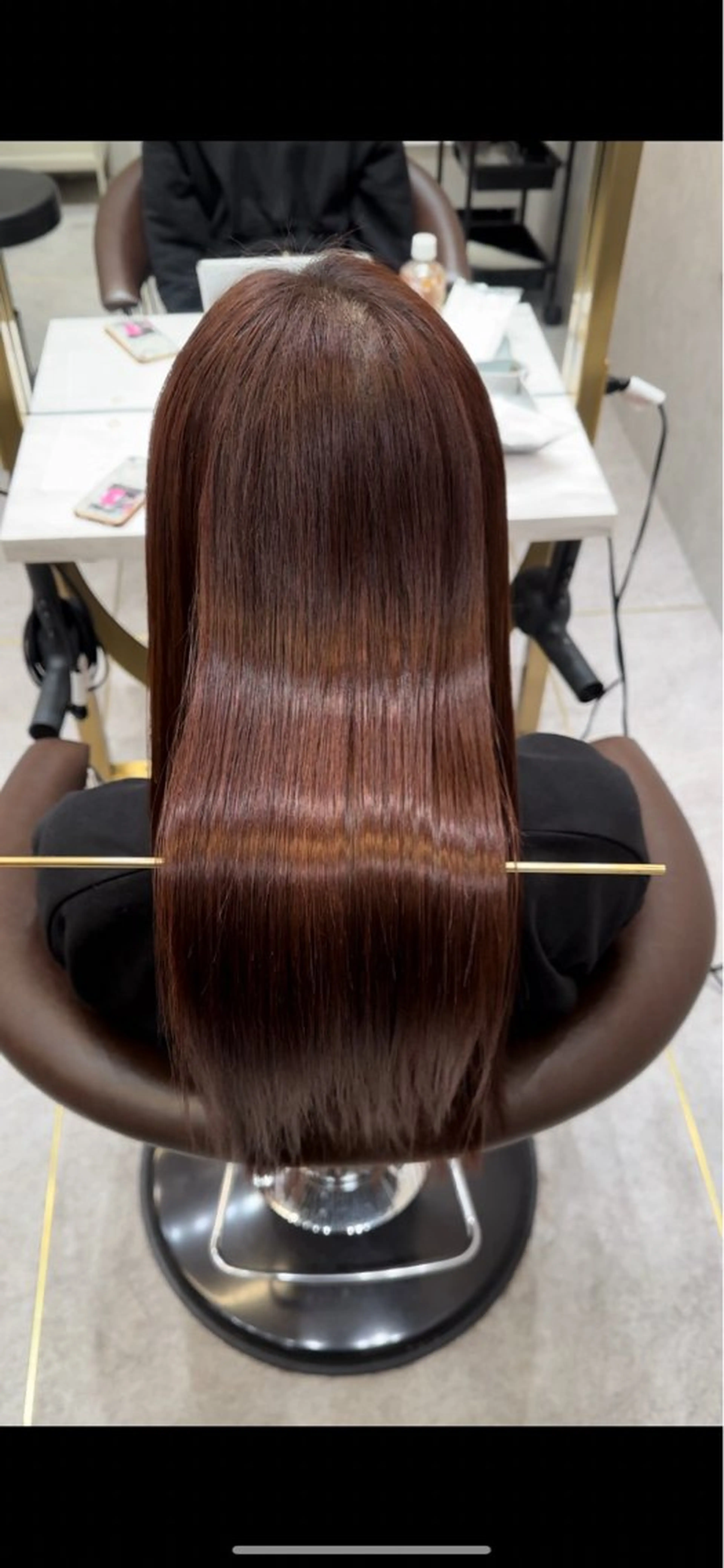 セミロング カラー パーマ ベージュカラー レイヤーカット 縮毛矯正 【美髪矯正) 吉村　清志のヘアスタイル