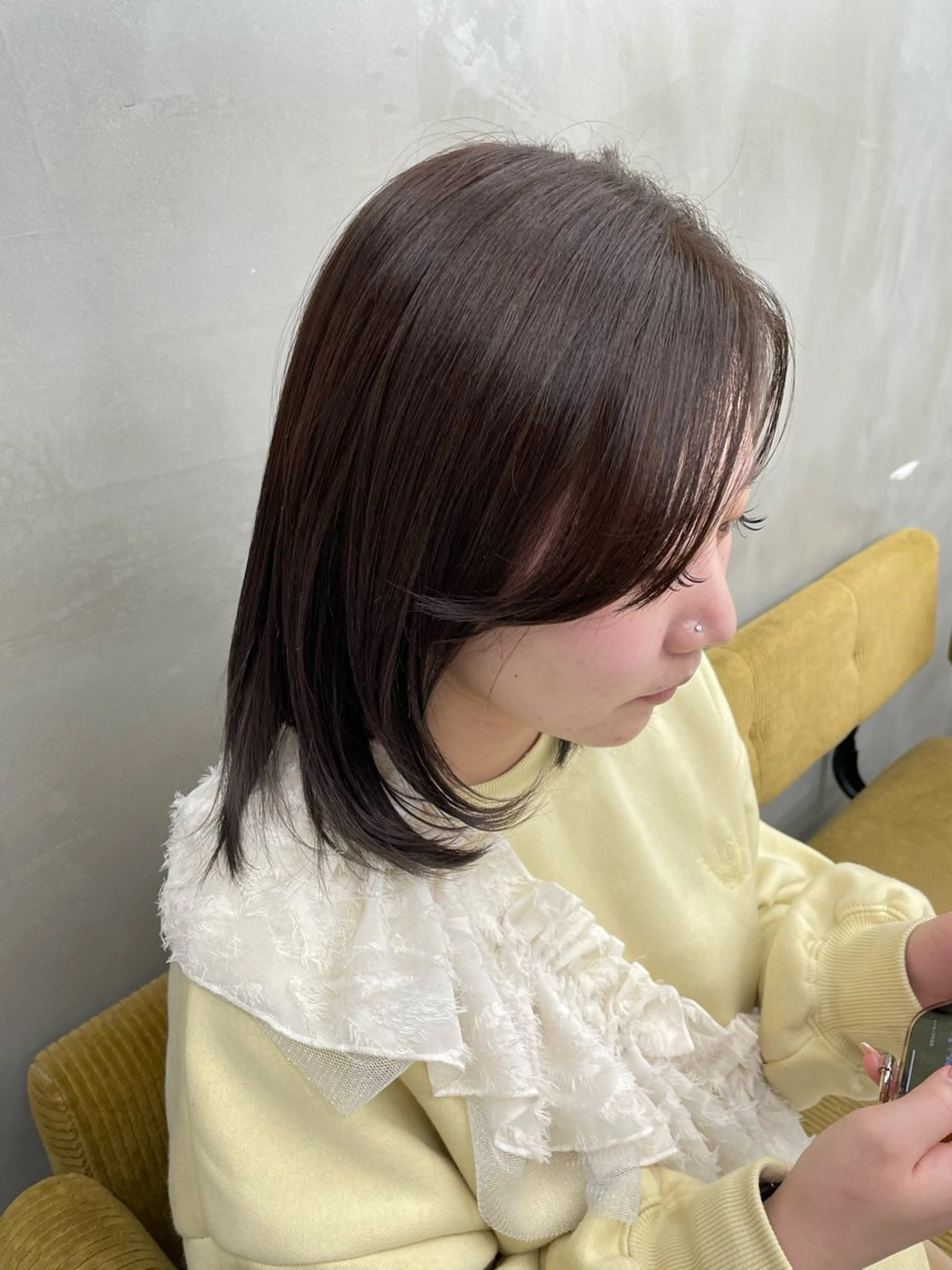 ミディアム 🐰ほのか /透明感カラーのヘアスタイル