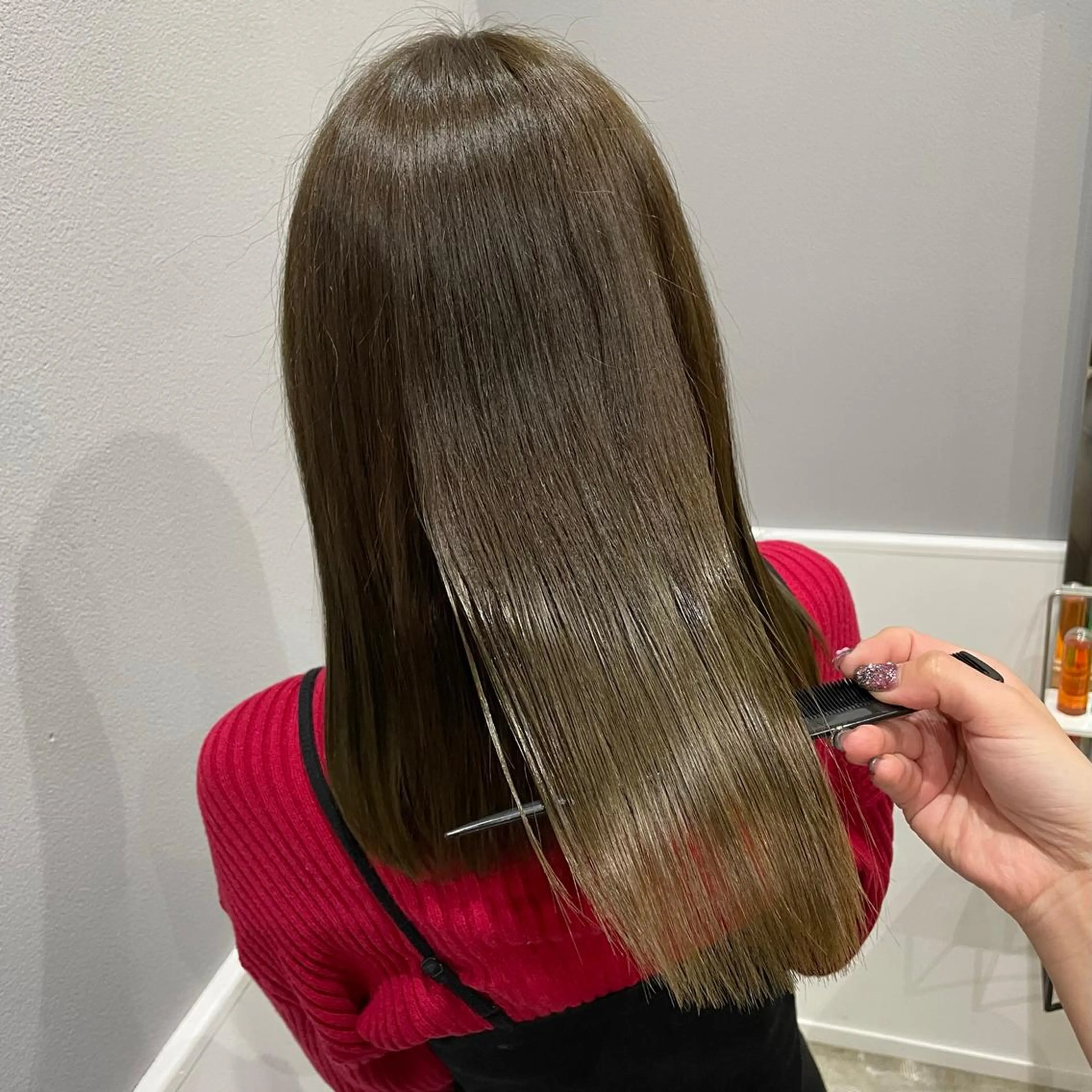 ミディアム カラー ヘアカラー トリートメント miloc那覇 MIKUのヘアスタイル