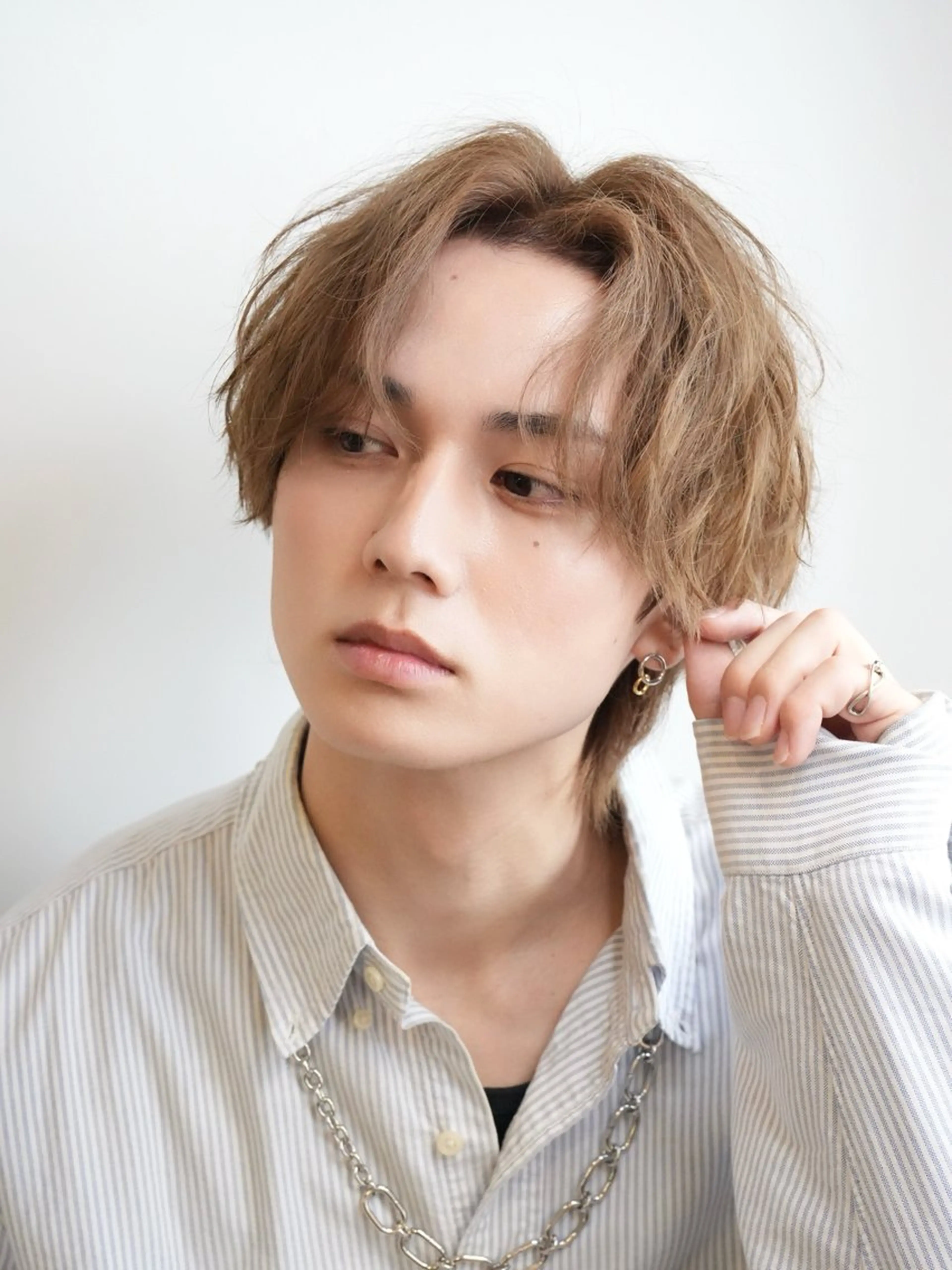 ショート メンズ 外国人風カラー職人 レオのヘアスタイル