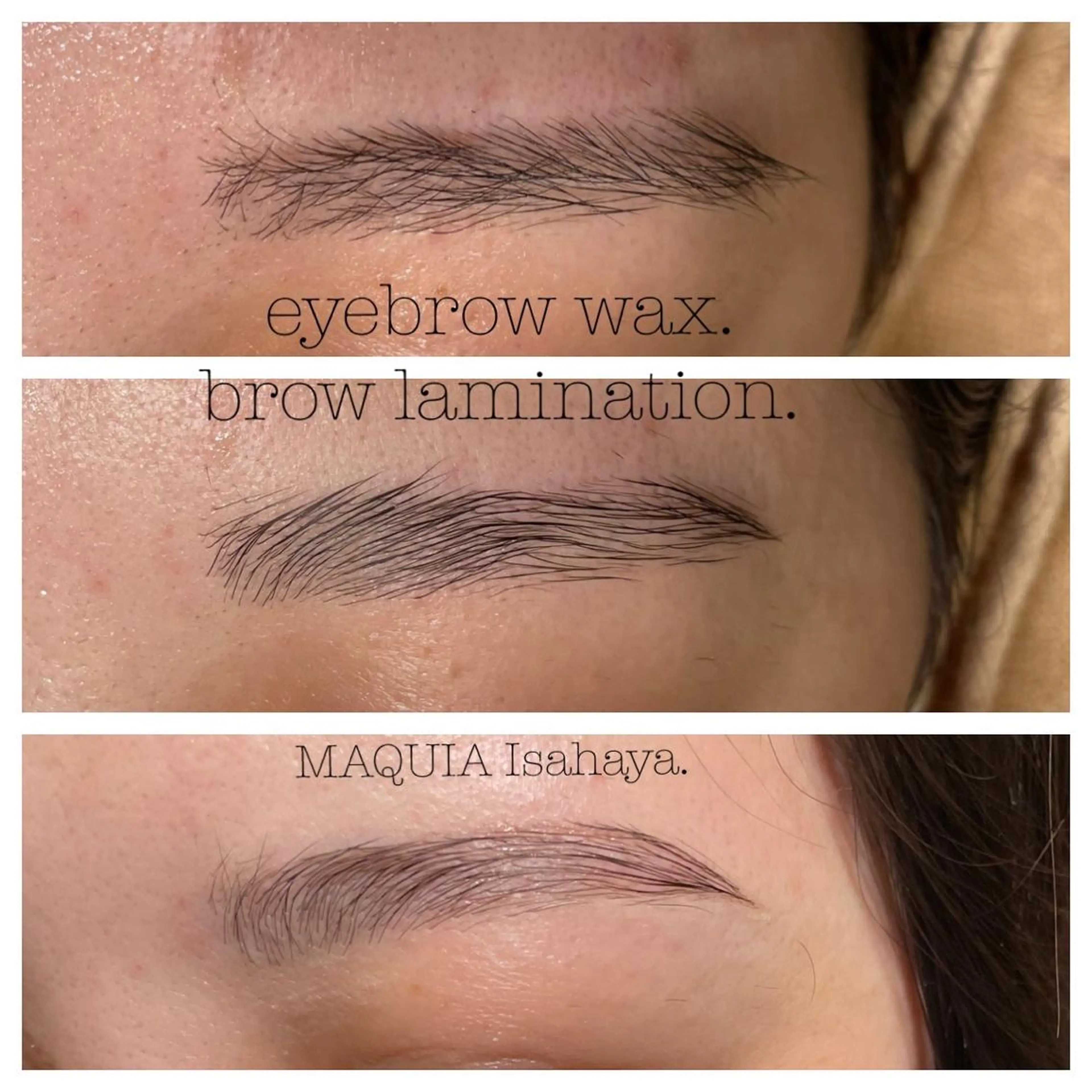 骨格分析🦴アイブロウワックス×眉パーマの写真