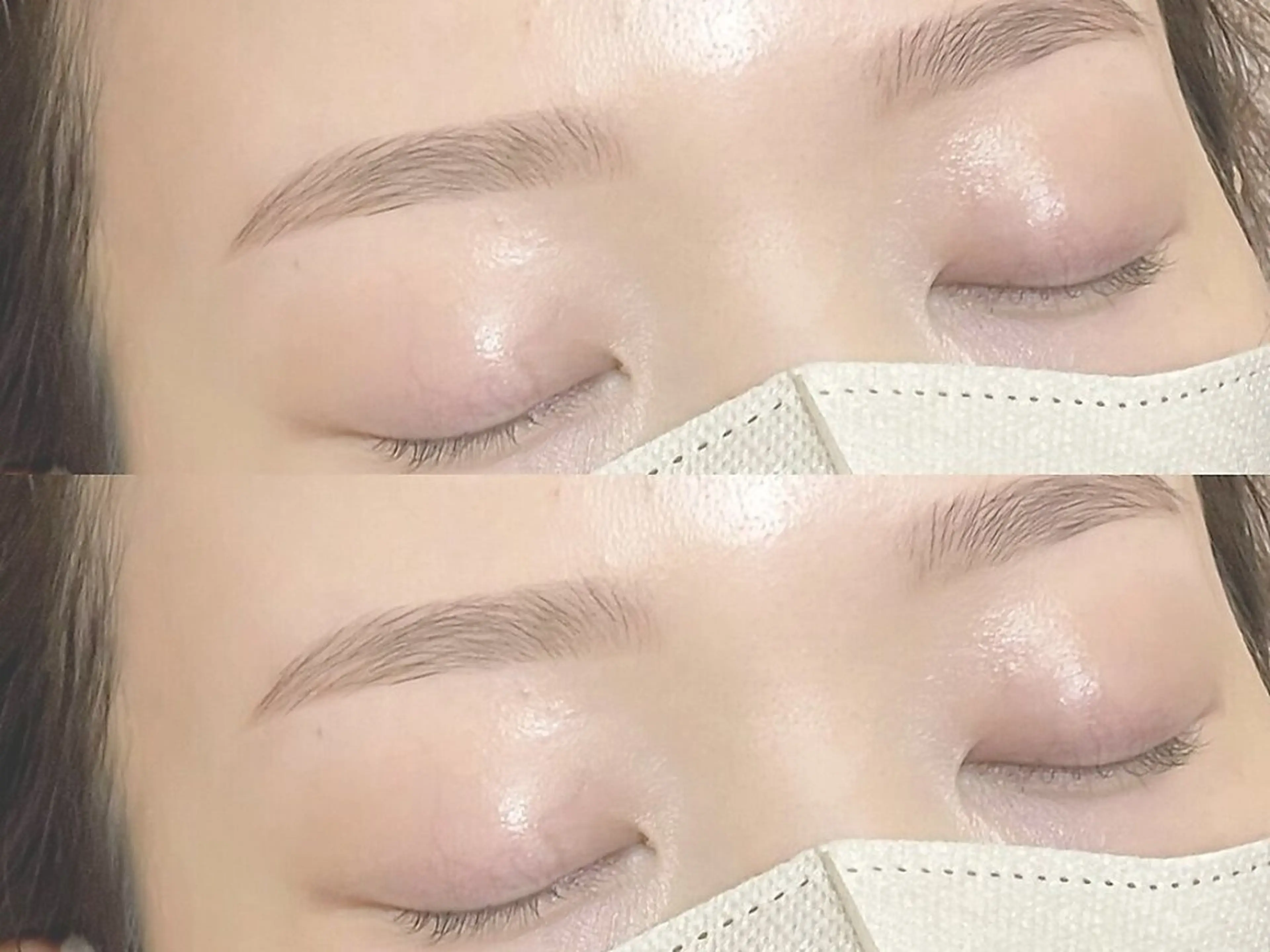 🌙ふんわり垢抜け眉毛コース🌙眉脱色+アイブロウスタイリング（wax+間引き込み+メイク仕上げ）の写真
