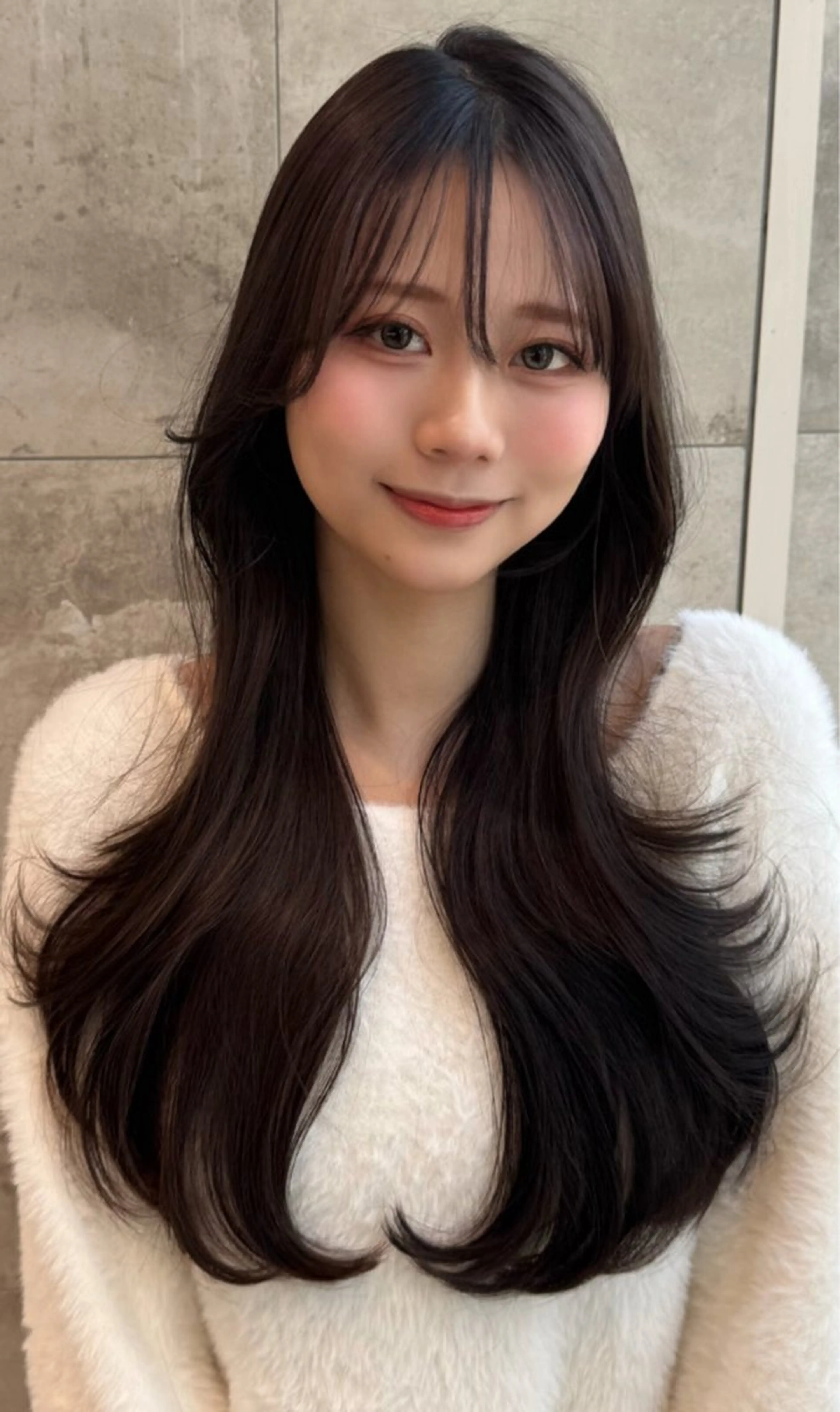 ロング 無料カットモデル /レイヤー特化/荒砂のヘアスタイル