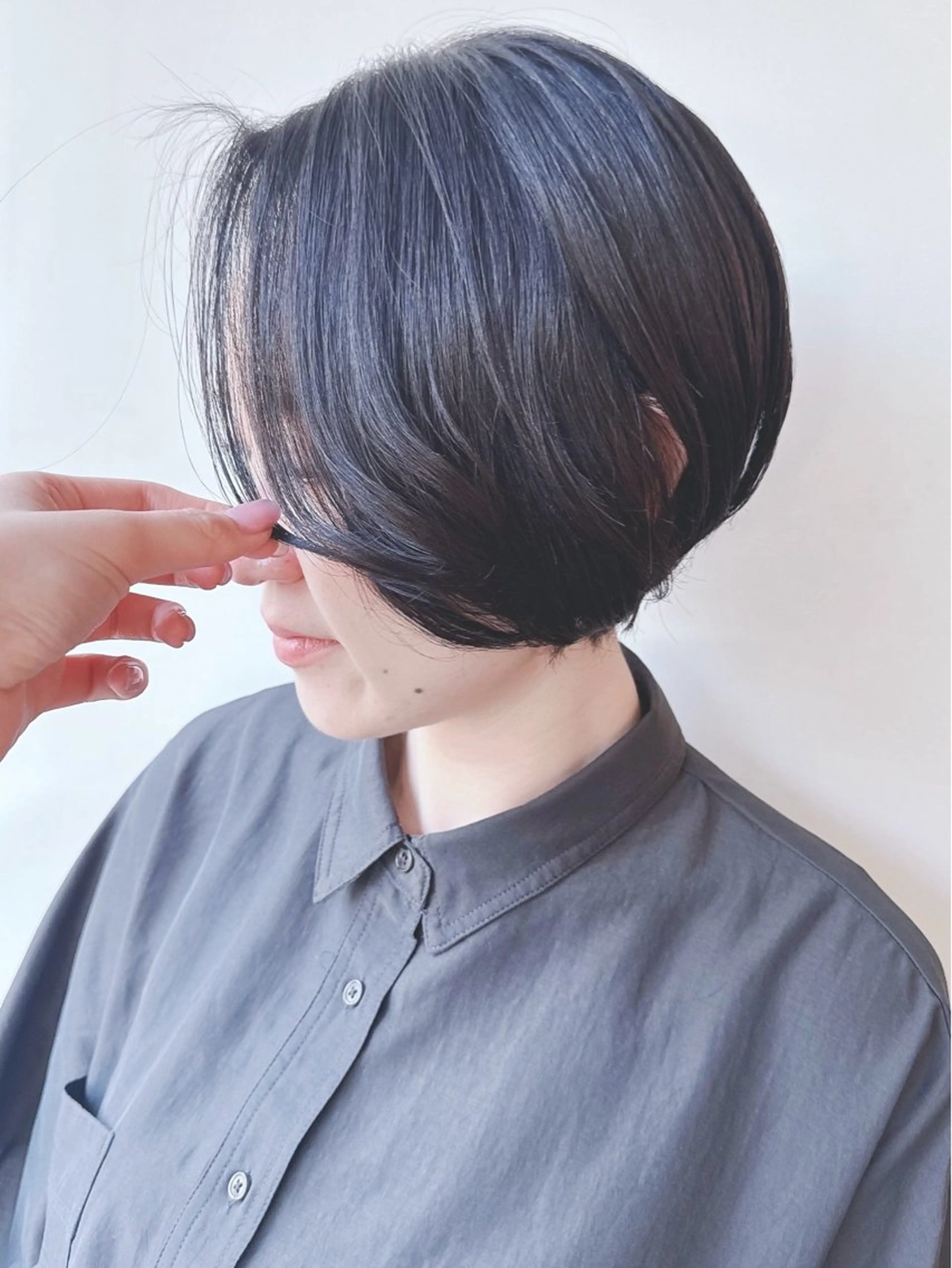 ショート モリオフロムロンドン原宿本店所属・ショート/ボブ/ハイ トーン/Nanahaのヘアスタイル