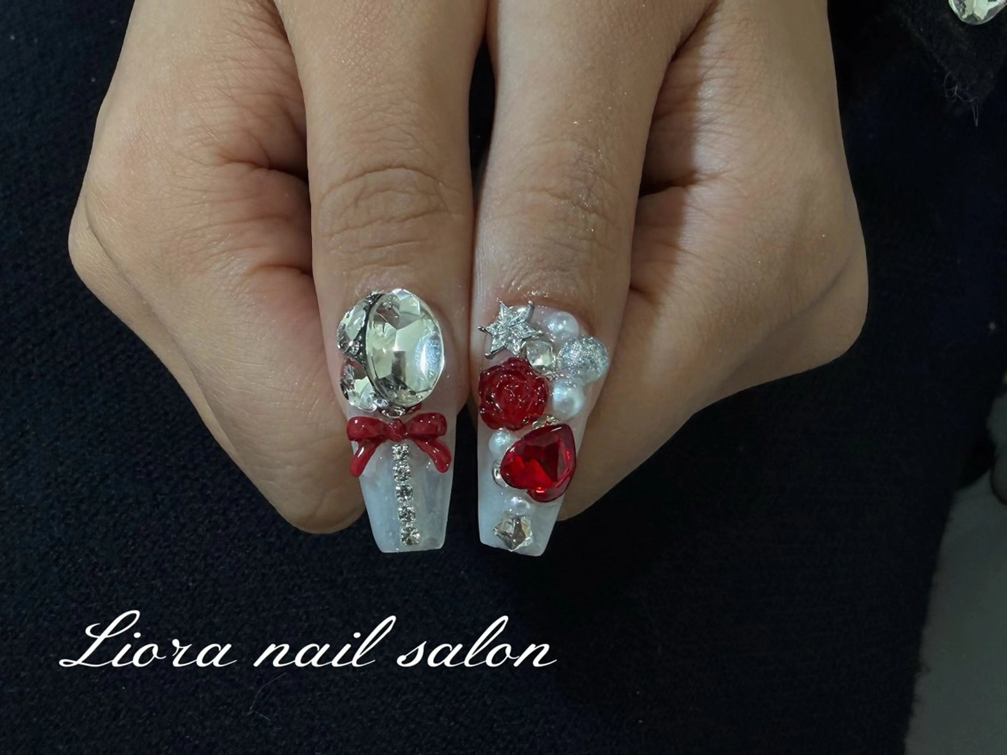 ネイル チークネイル フットネイル フレンチネイル ジェルネイル ガーリー ハンドネイル Liora ネイルサロン所属・Liora nail salonのネイルデザイン