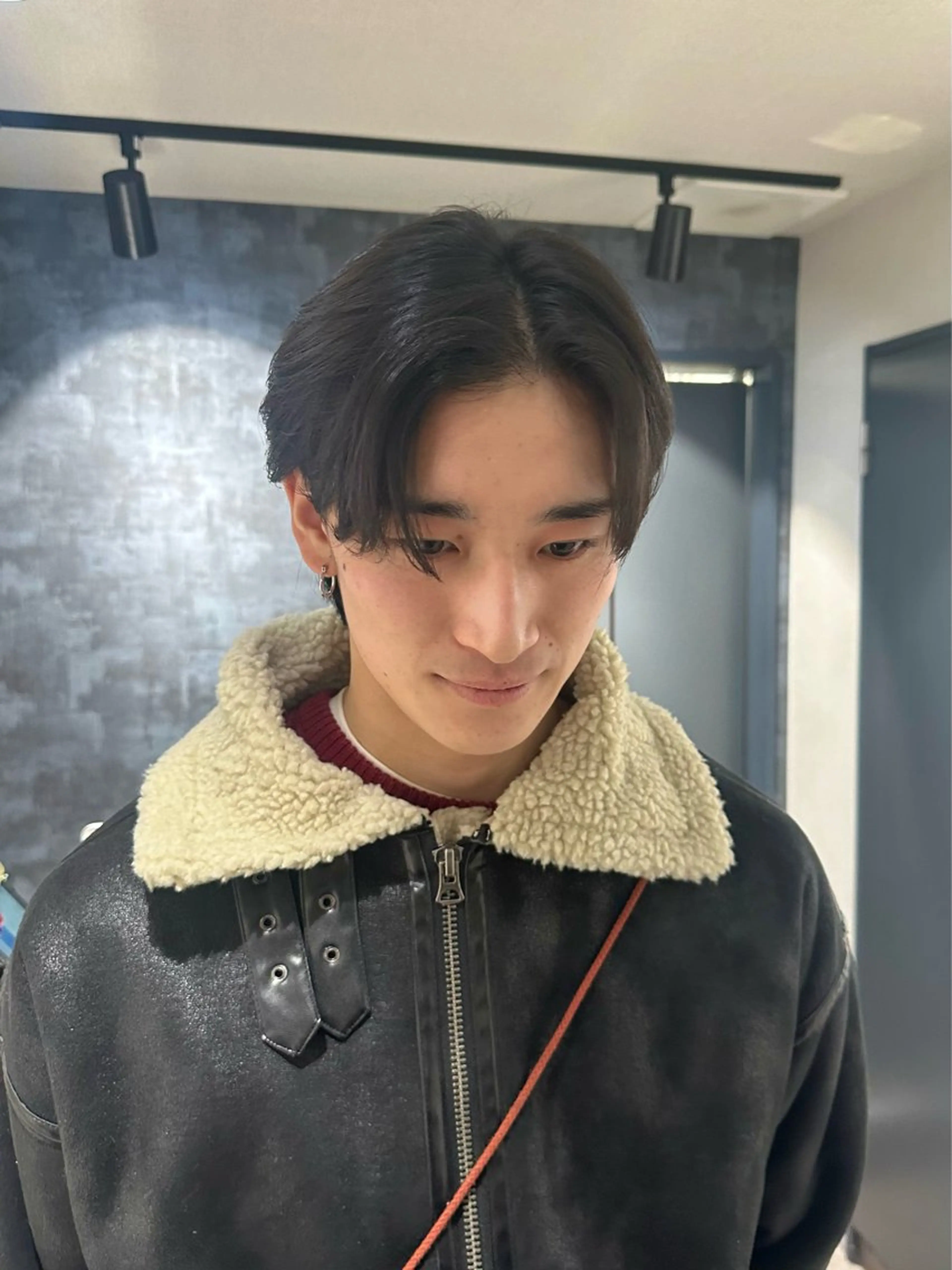 ミディアム SALOWIN 原宿 iori所属・💈センターパート パーマ特化💈雄太のヘアスタイル