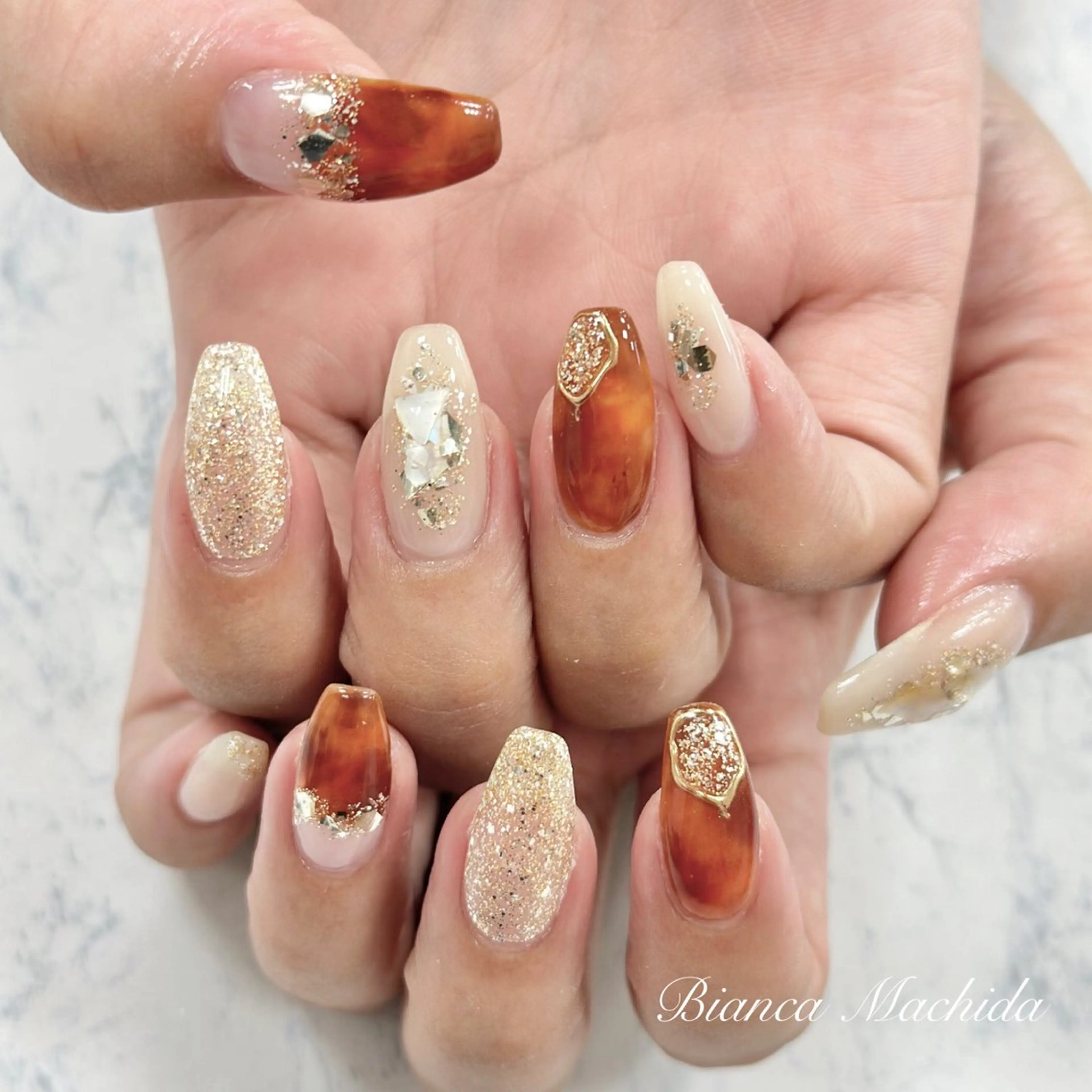 ネイル ハンドネイル Bianca👼🏻 OIKAWAのネイルデザイン