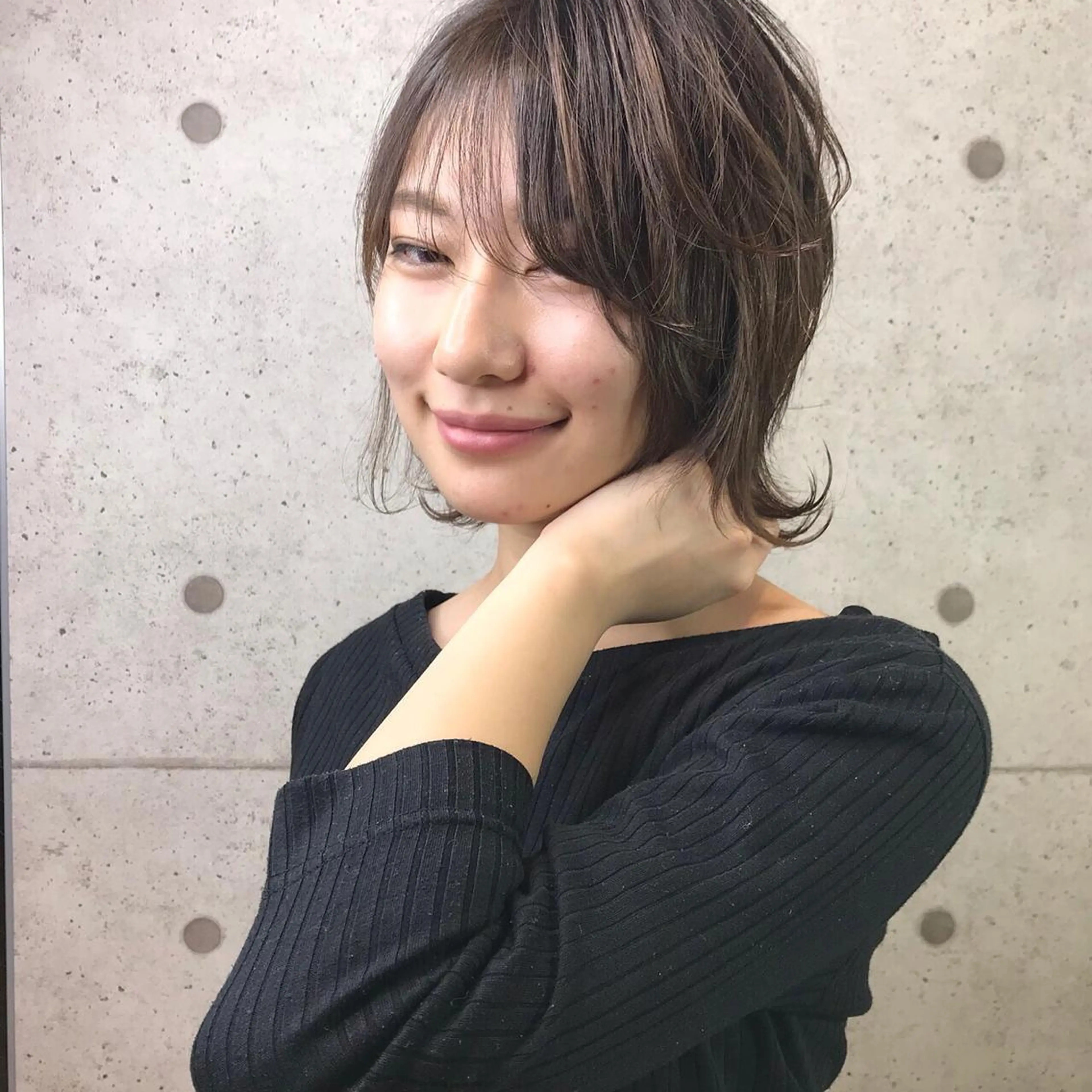 ショート カラー パーマ ヘアアレンジ 店長 大方康暉のヘアスタイル
