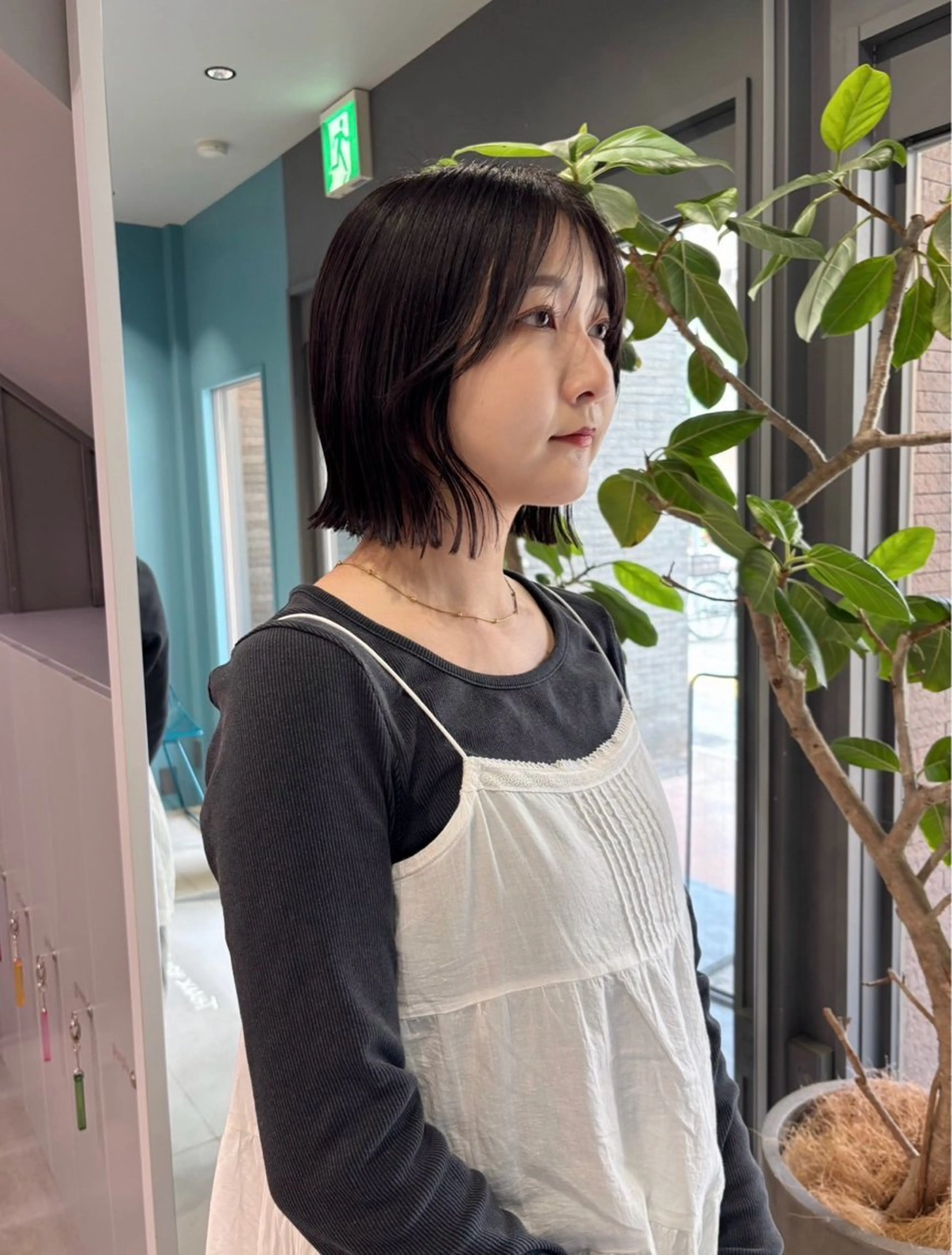 ショート カラー カット ヘアカラー トリートメント noe tton所属・あゆな/名古屋/ ボブ/透明感カラーのヘアスタイル