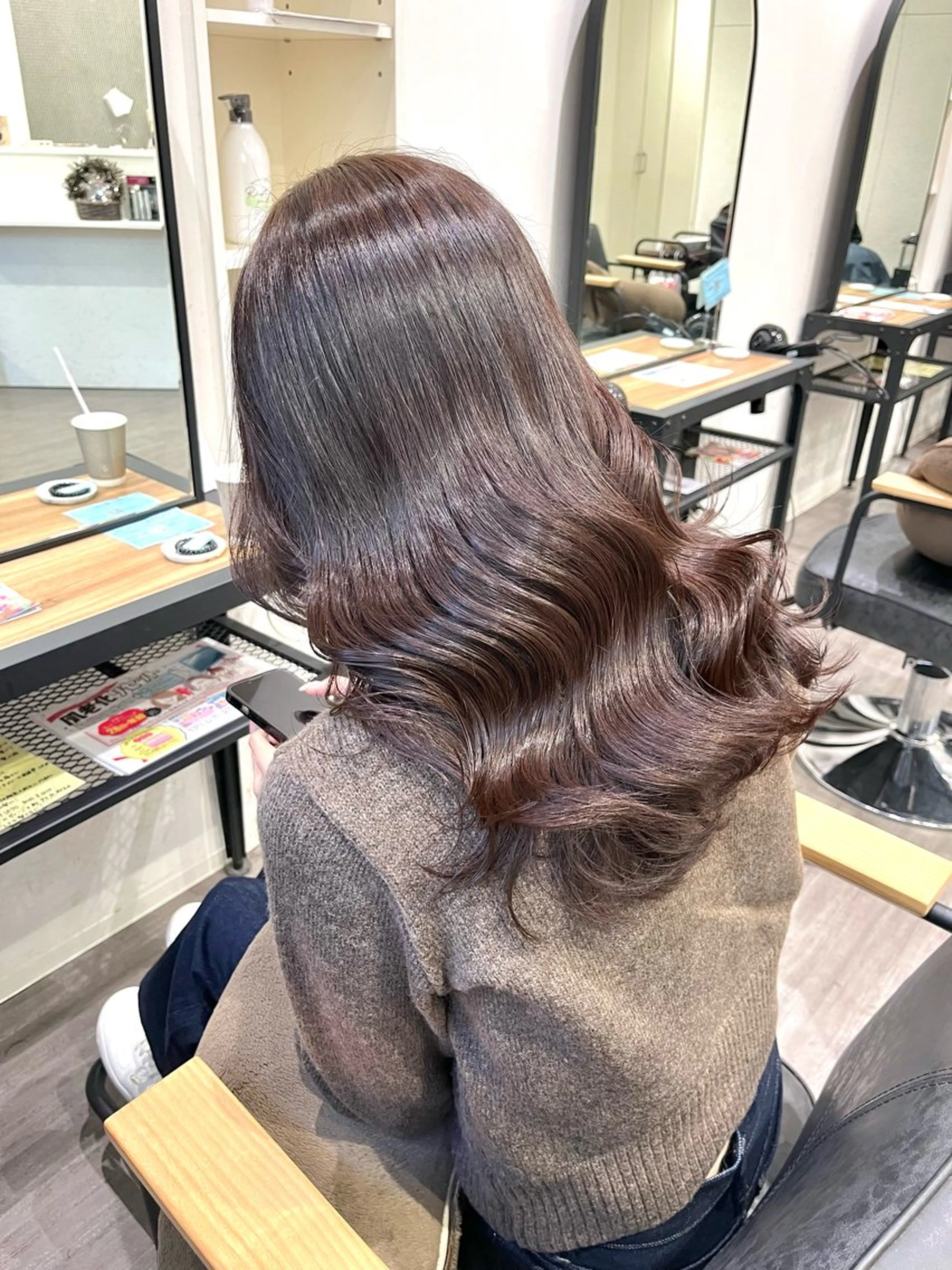 セミロング カラー nijika/ カラーモデル募集🫧のヘアスタイル