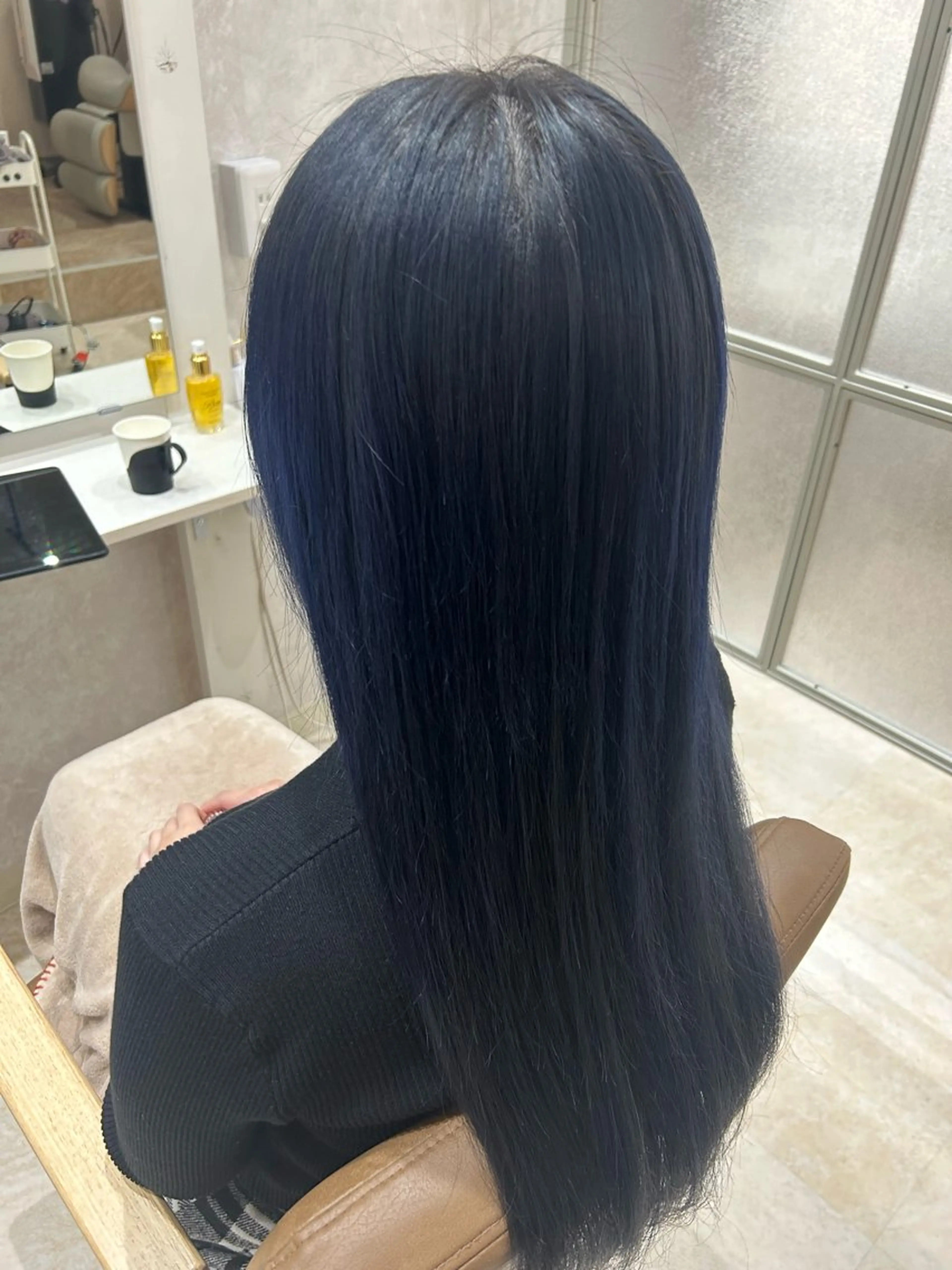 セミロング カラー ヘアカラー トリートメント 🧸MAKOTO🧸 ✂︎💚Rico💚のヘアスタイル