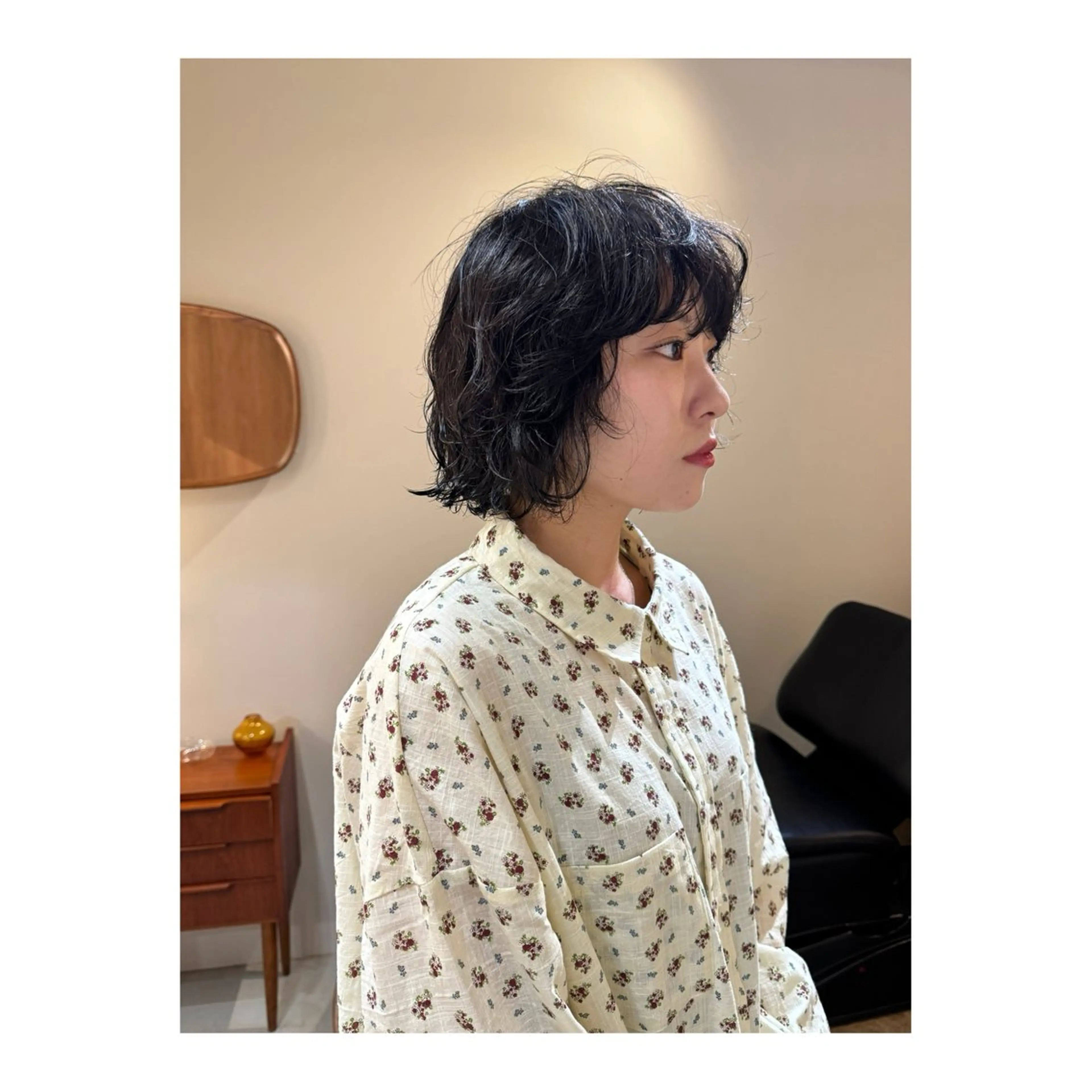 カット+前髪パーマの写真