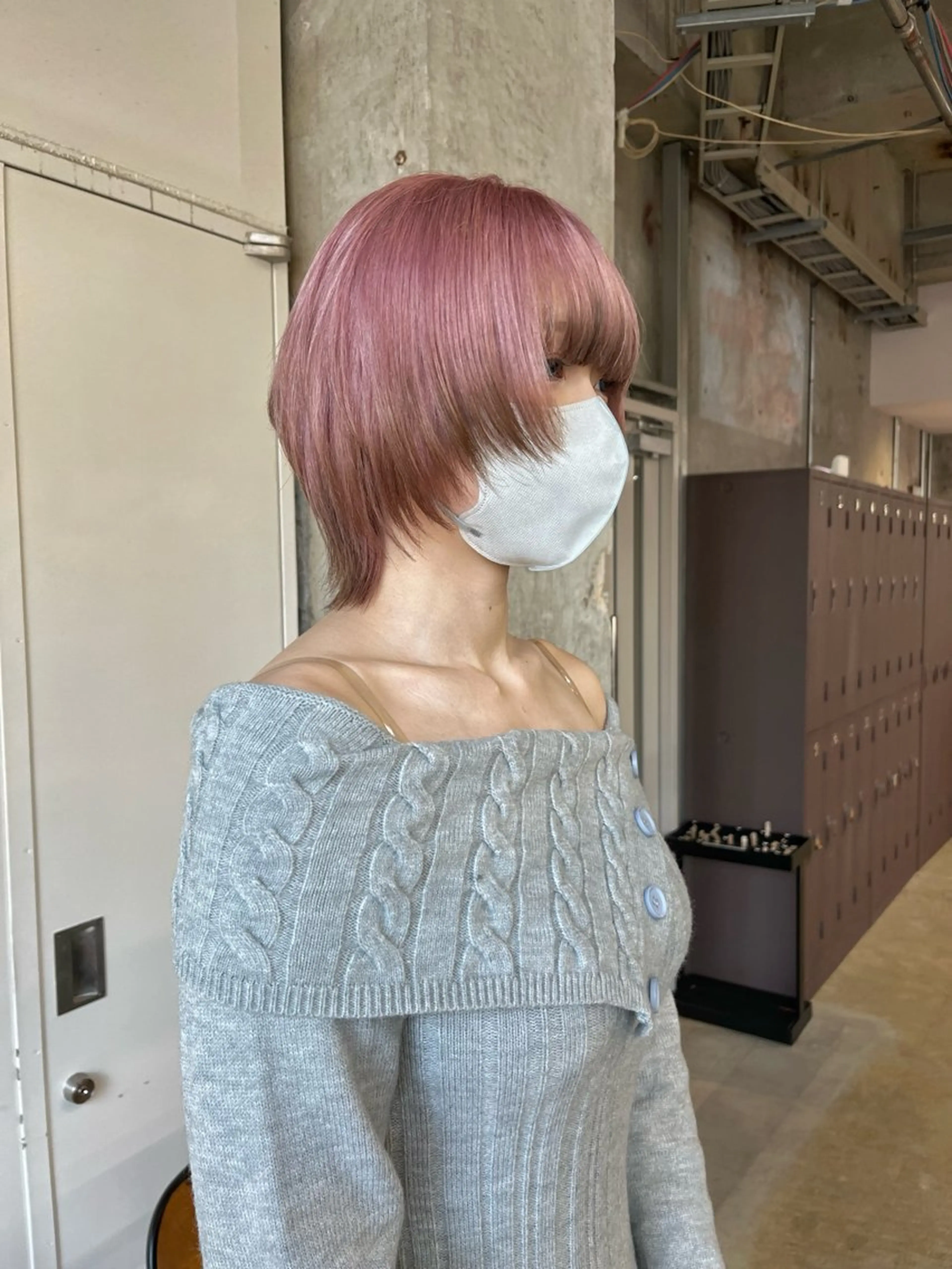 ミディアム カラー カット ヘアカラー 小木曽智美 /ボブ/ショートのヘアスタイル