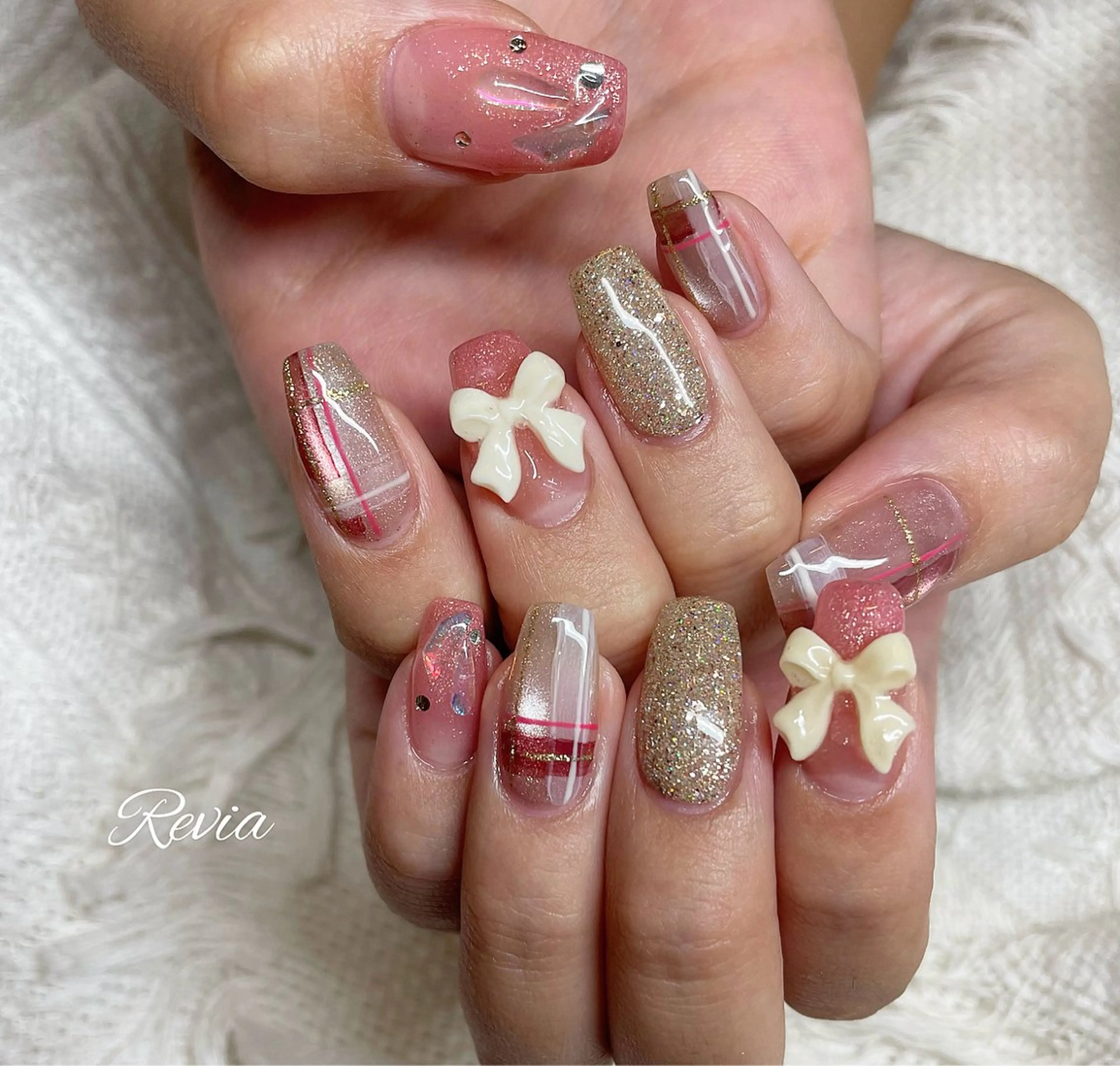 ネイル ハンドネイル revia所属・ERI Nailistのネイルデザイン