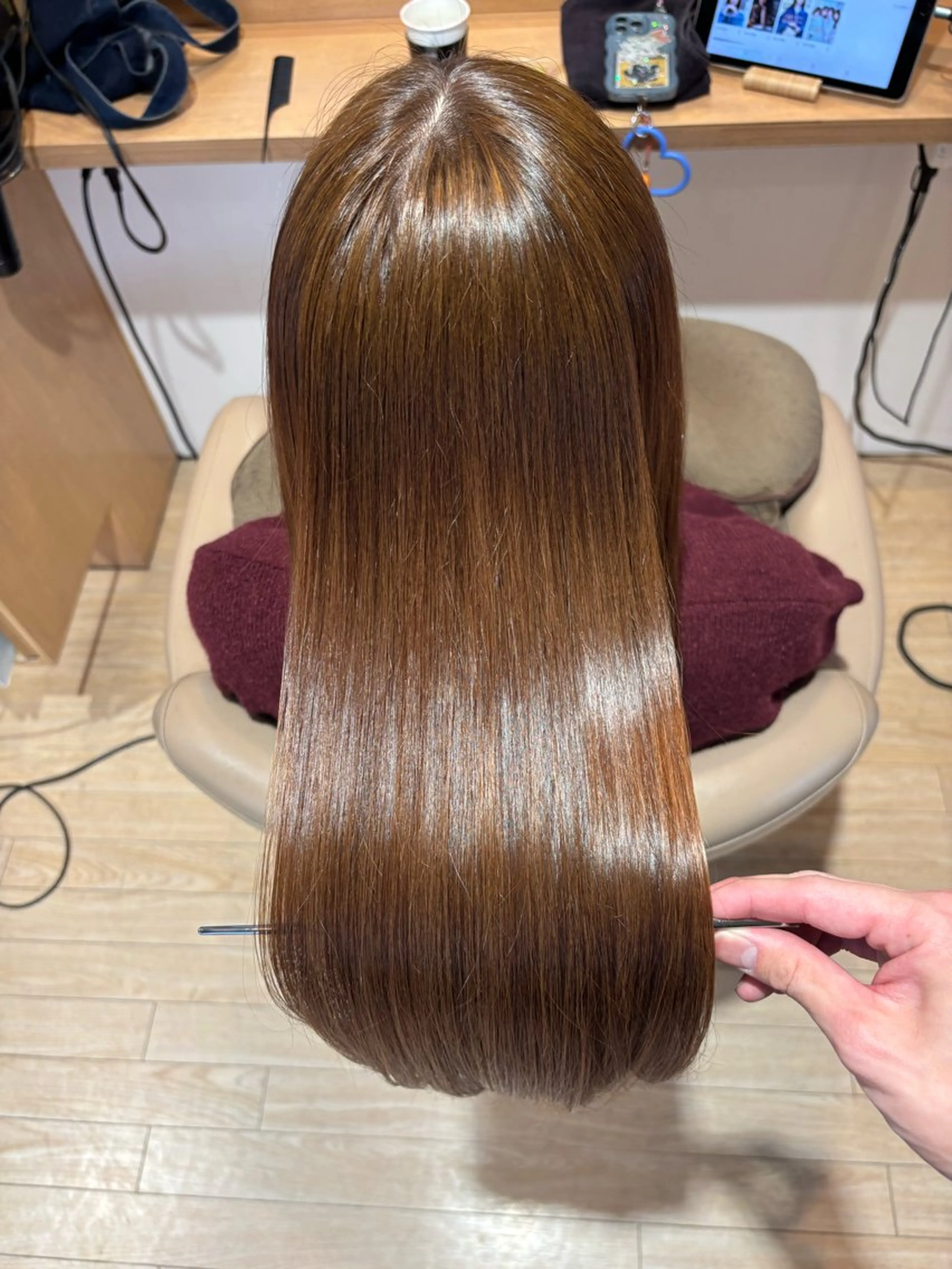 ロング カット ヘアカラー トリートメント [Amphi Tokyo]宮原のヘアスタイル
