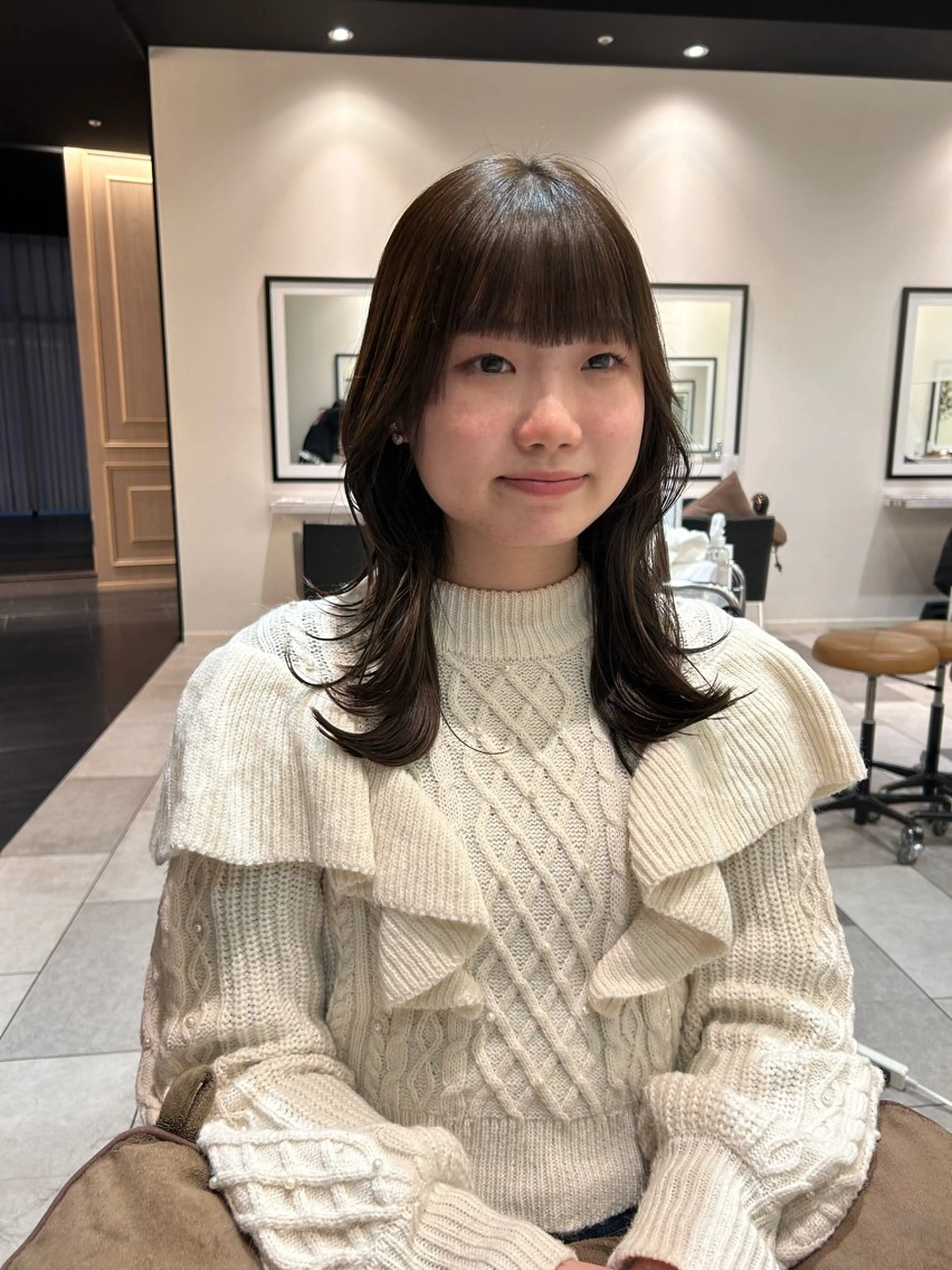 セミロング K-two名古屋所属・ショートカット 中原優美のヘアスタイル