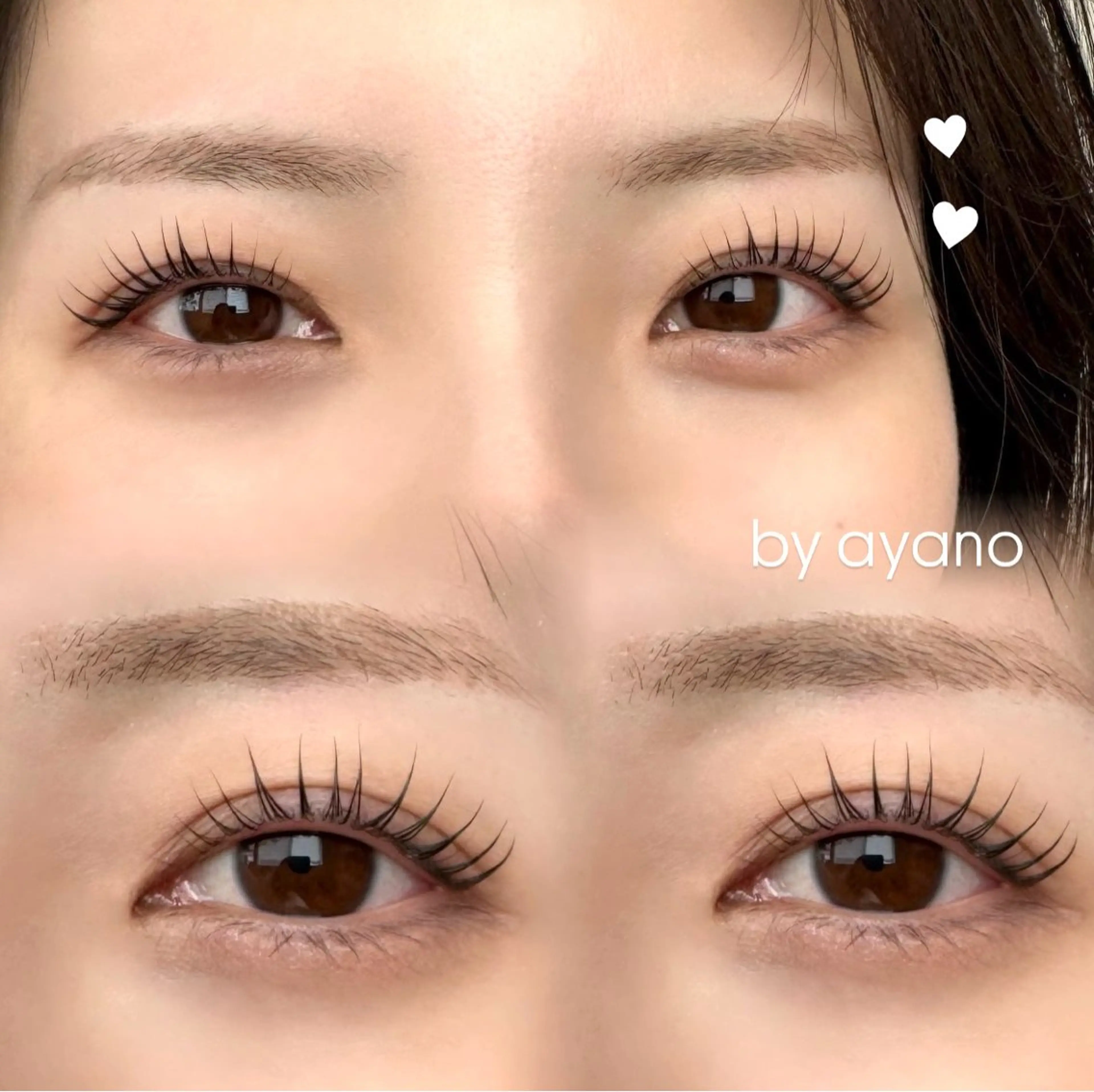 【撮影モデル料金】上下まつげパーマset🌛（コーティング付）の写真