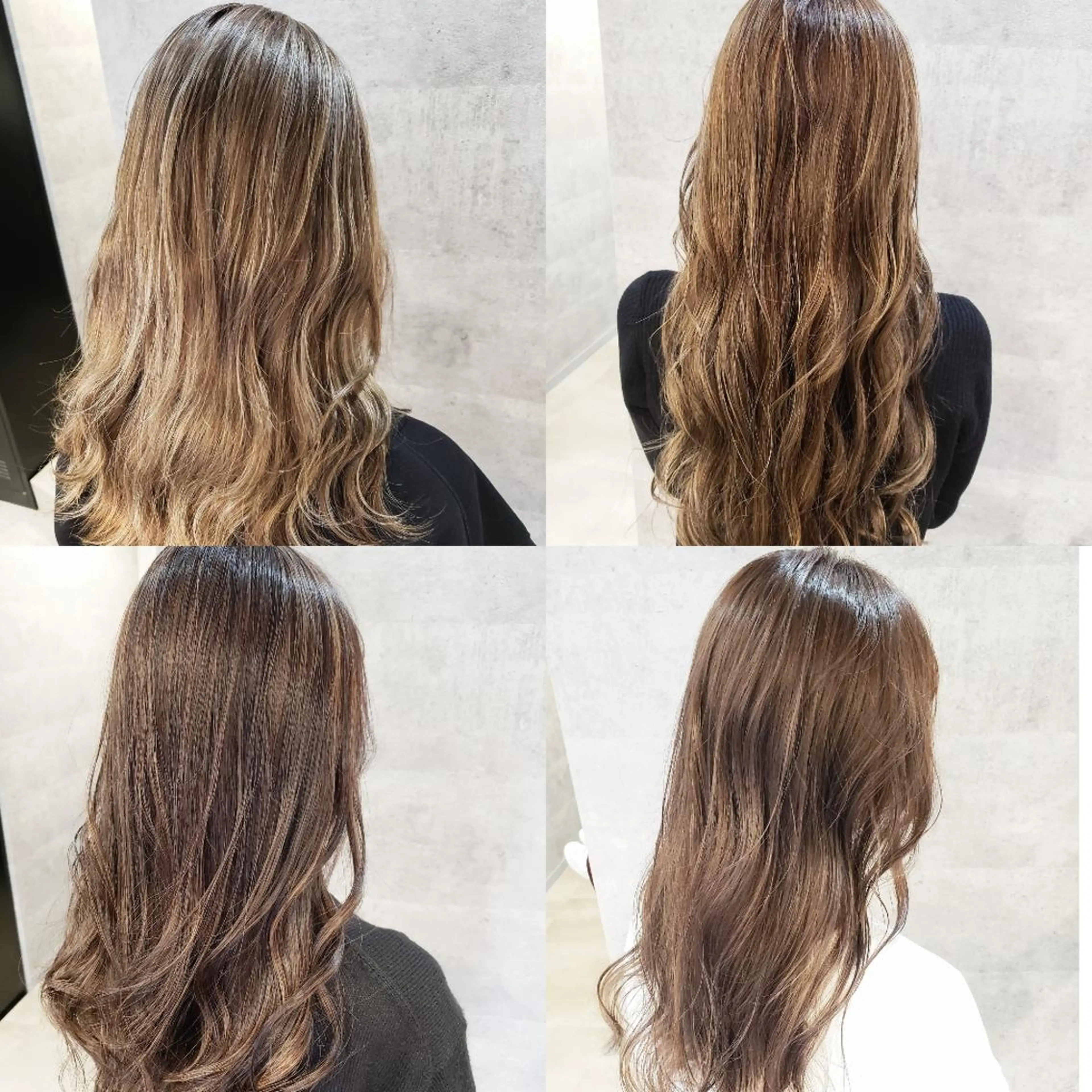 セミロング カラー 外国人風カラー ミルクティー特化 🌈島内　琢真🌈のヘアスタイル
