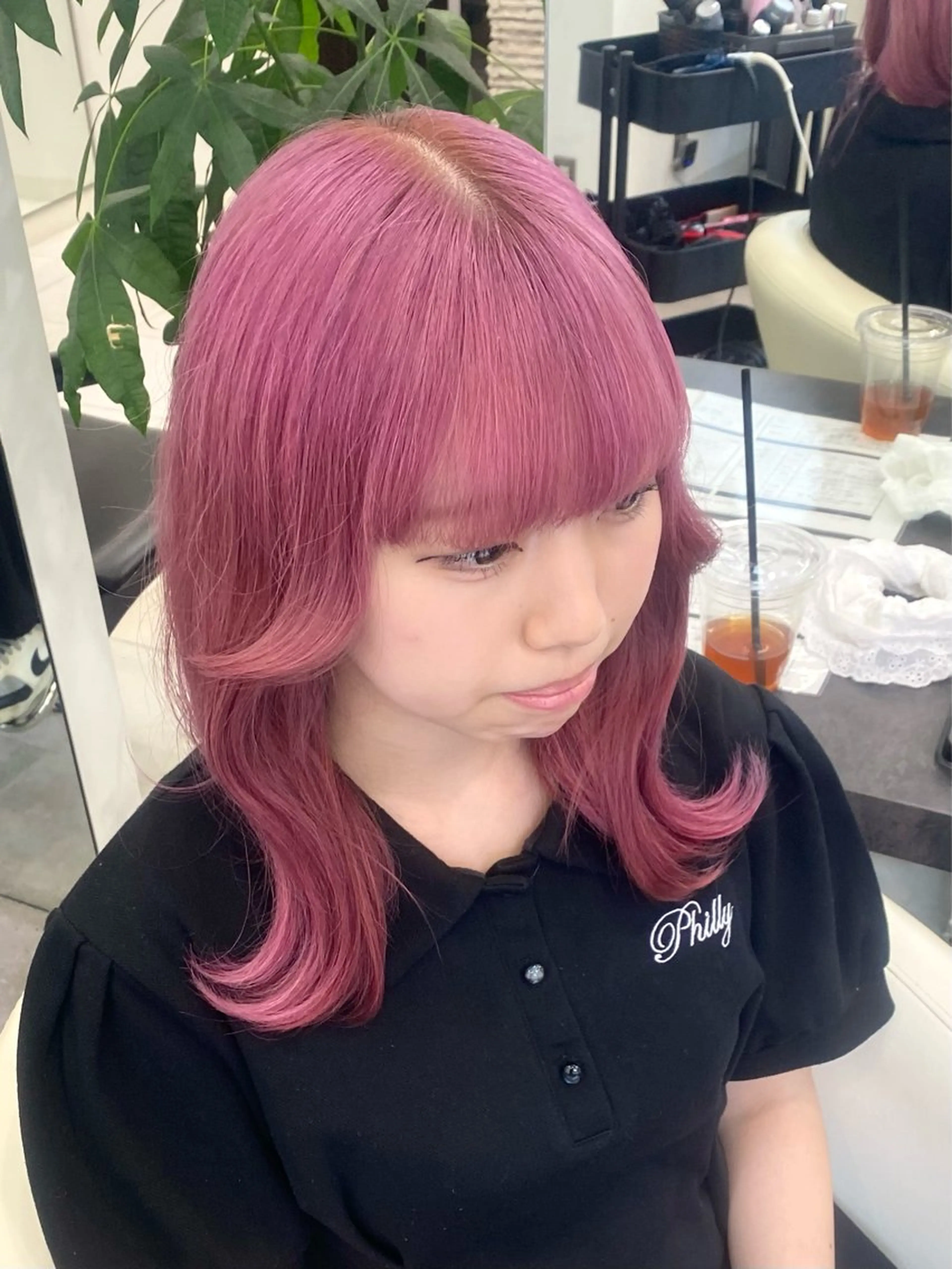 カラー ヘアカラー トリートメント ハイトーン/髪質改善 🩶SUZUKA🩶のヘアスタイル