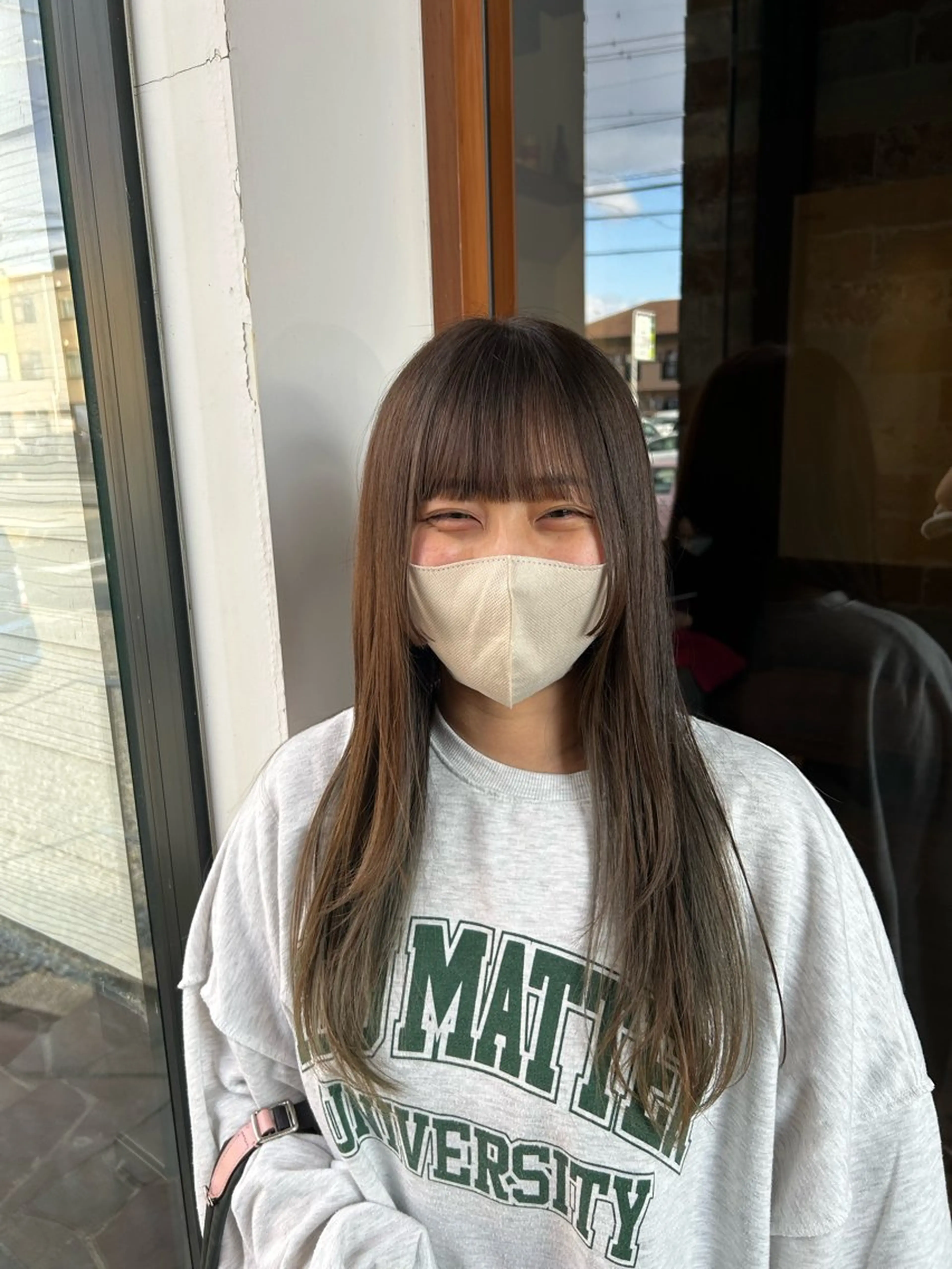 ロング 姫カット レイヤーカット カット 村松 麻菜のヘアスタイル