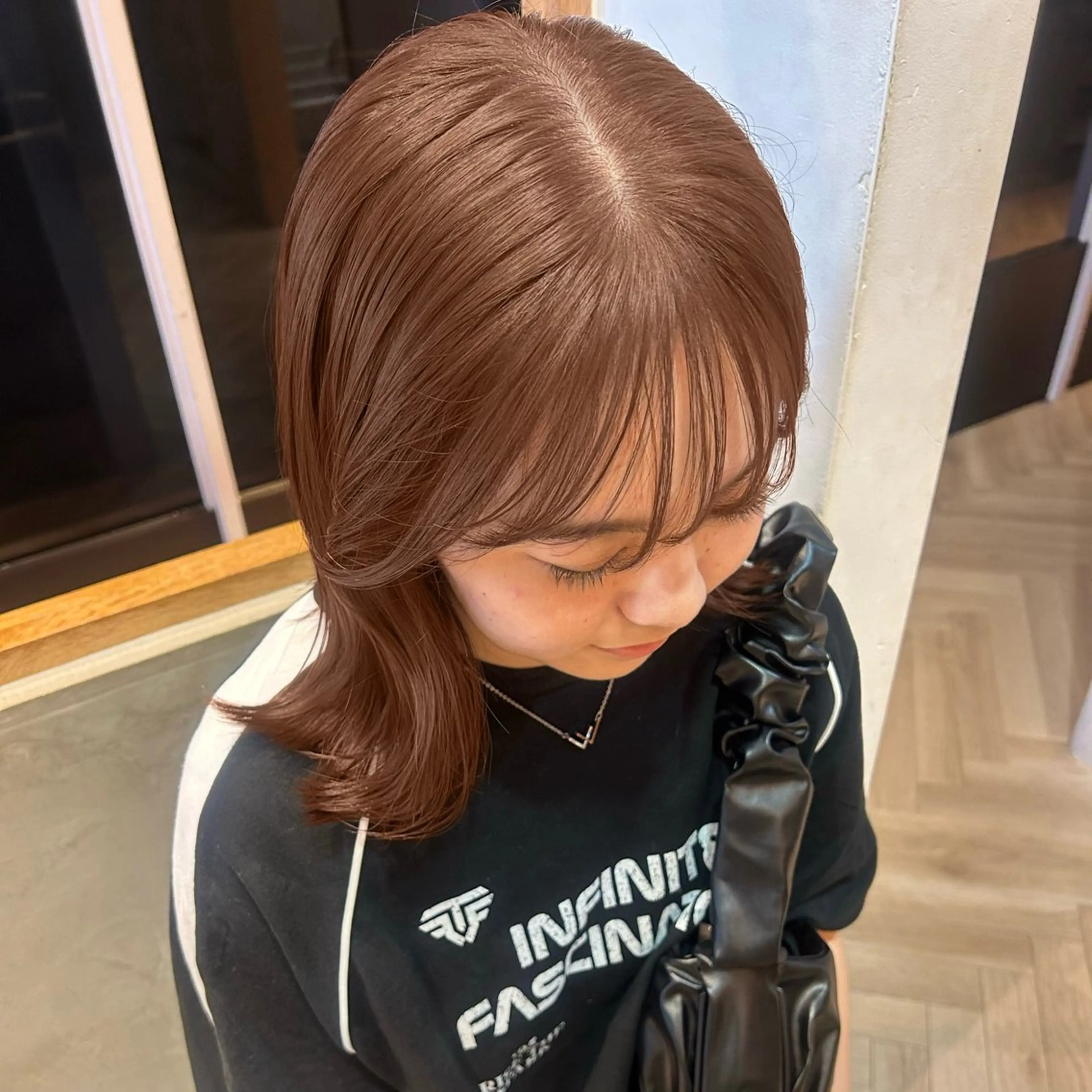 カラー ベージュ🧸/ボブ ダブルカラー/このかのヘアスタイル