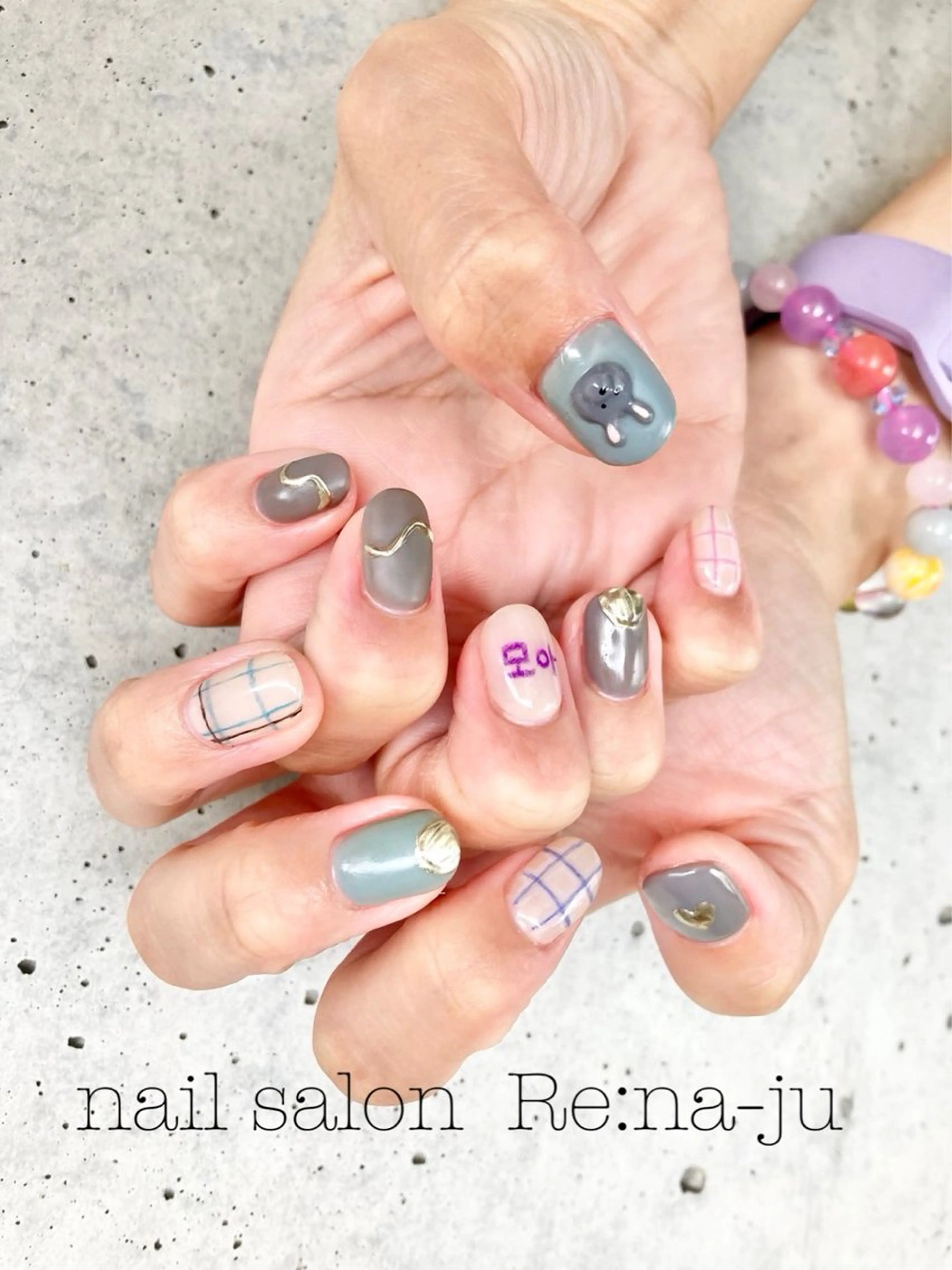 ネイル nail salon Re:na-juのネイルデザイン