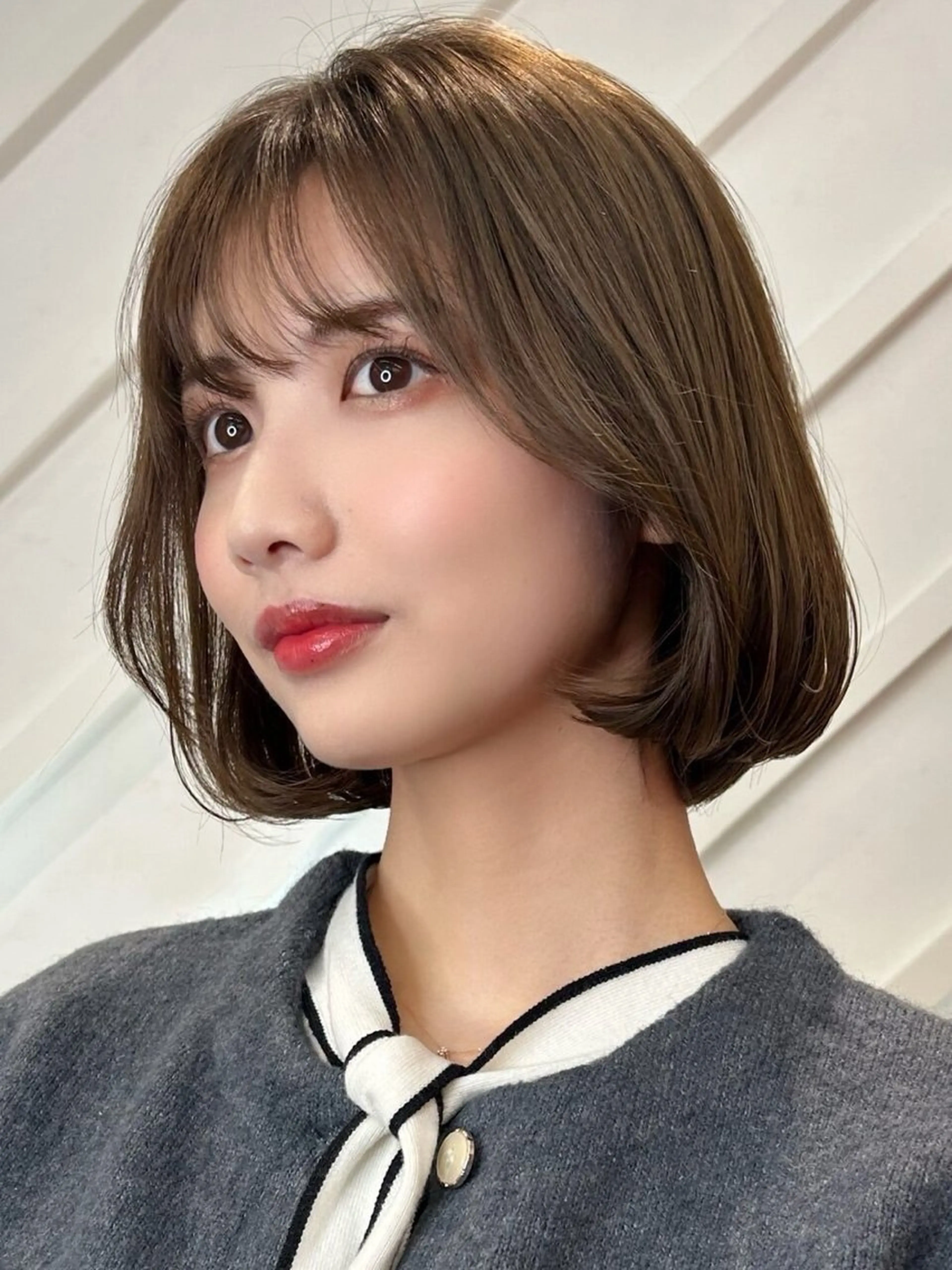 韓国風カット＋ポイント縮毛矯正＋1stepトリートメントの写真