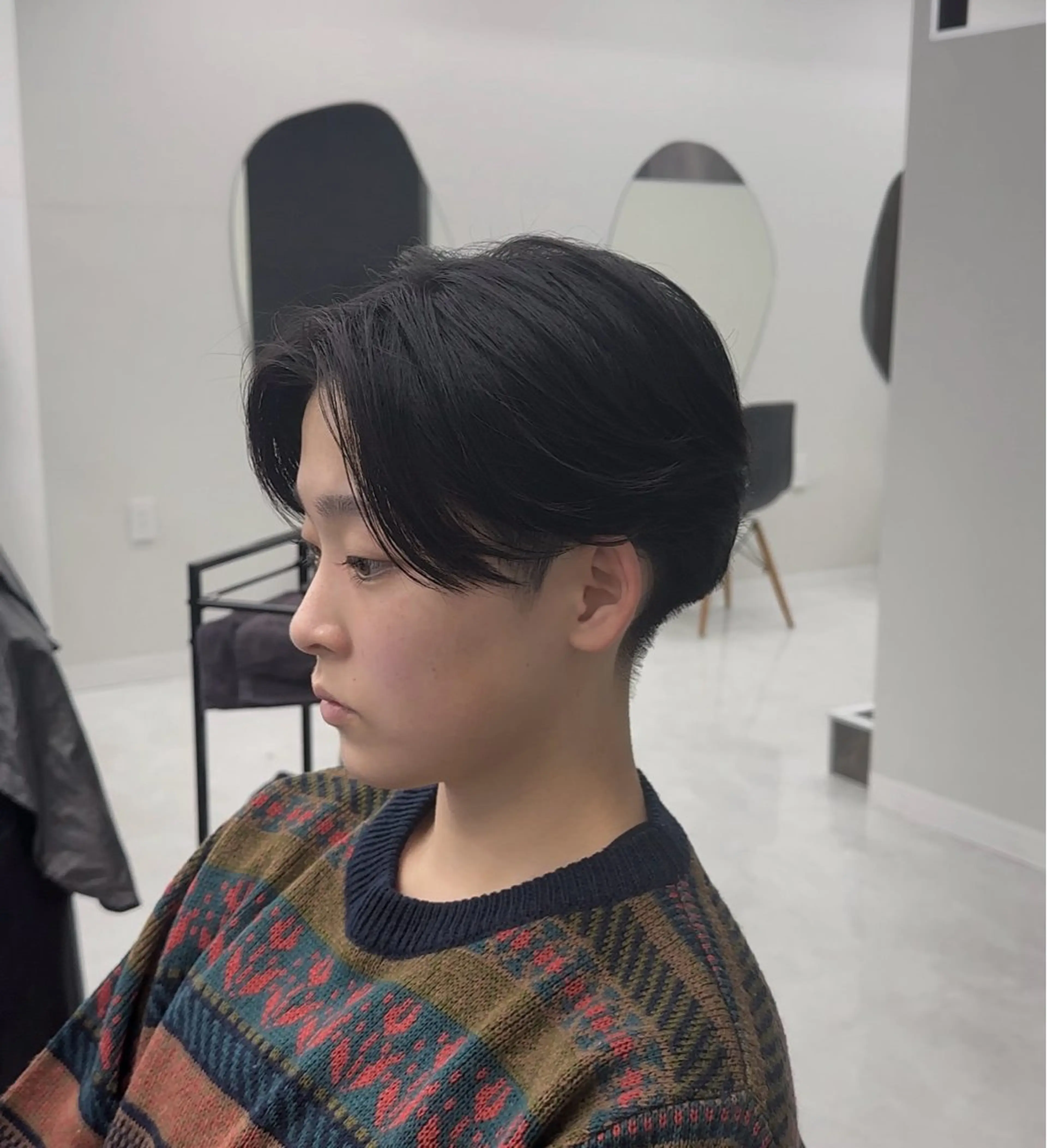 パーマ メンズ カット パーマ ニュアンス/フェザー /ウルフ/伶馬のヘアスタイル