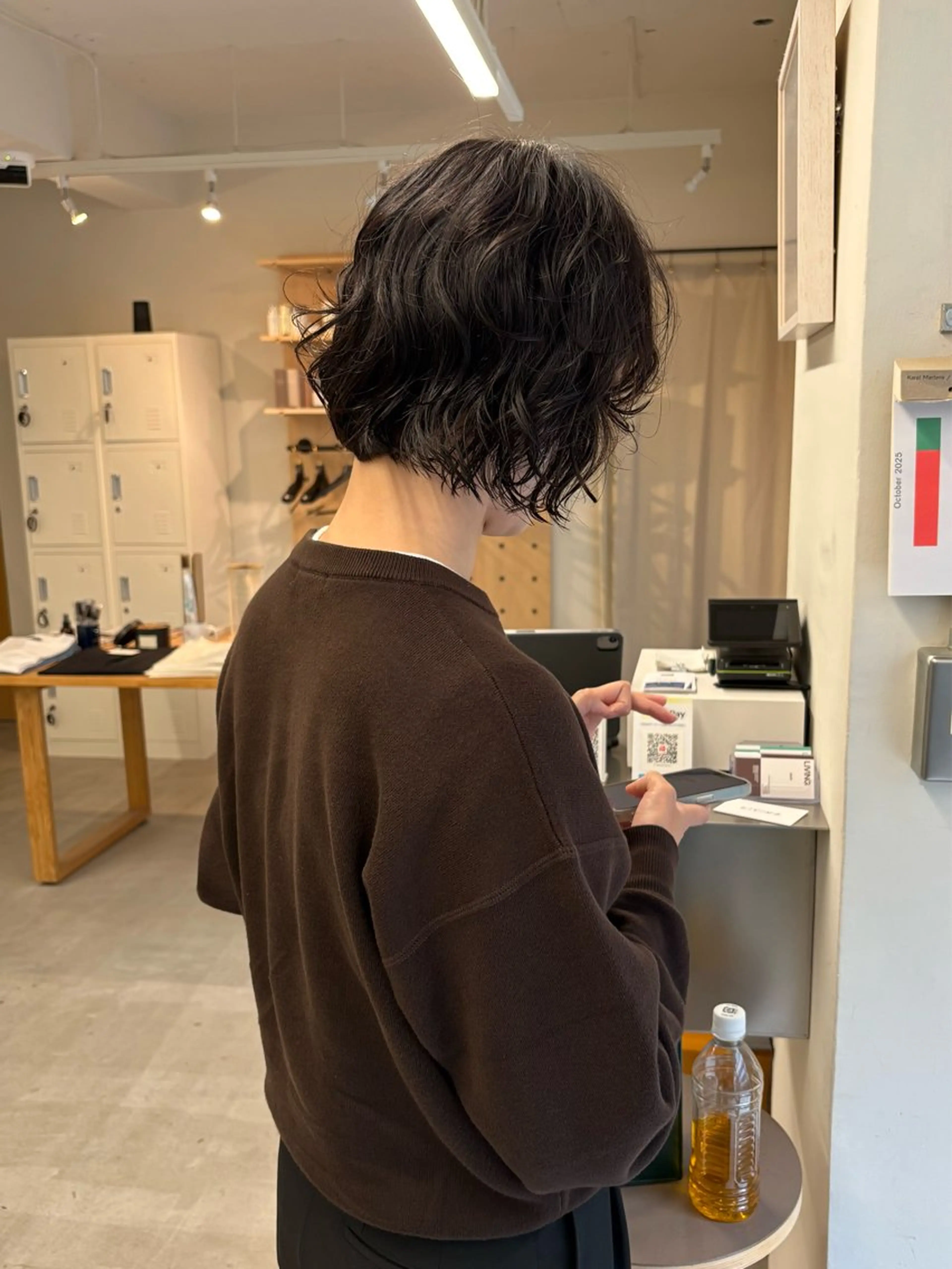 ショート ボブ 顔まわりレイヤー 髪質改善 レイヤーカット トリートメント カット パーマ トリートメント MARI ｟津田沼駅｠のヘアスタイル