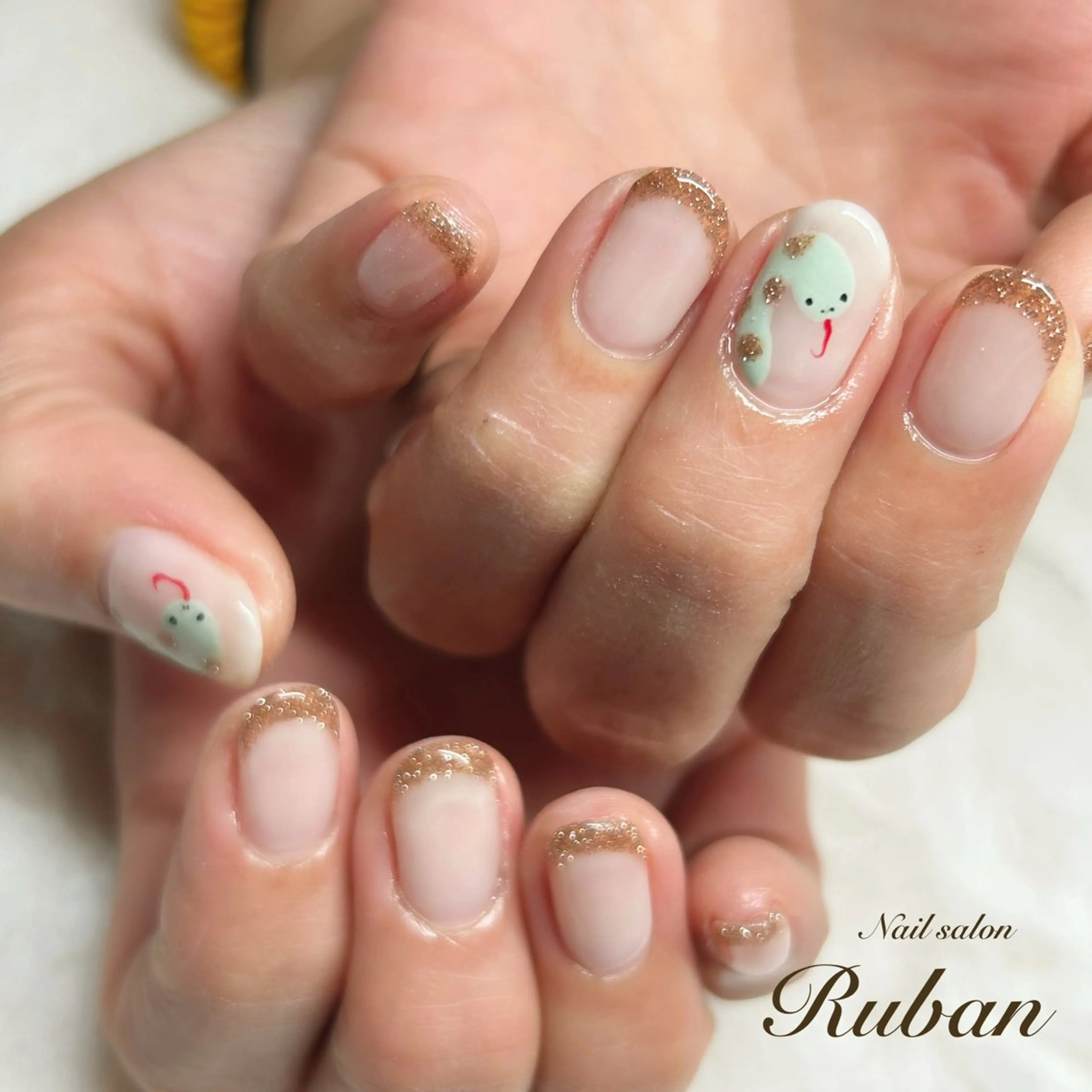 ネイル フラッシュネイル フレンチネイル 持ち込み Nail salon Ruban所属・Nail salon Rubanのネイルデザイン