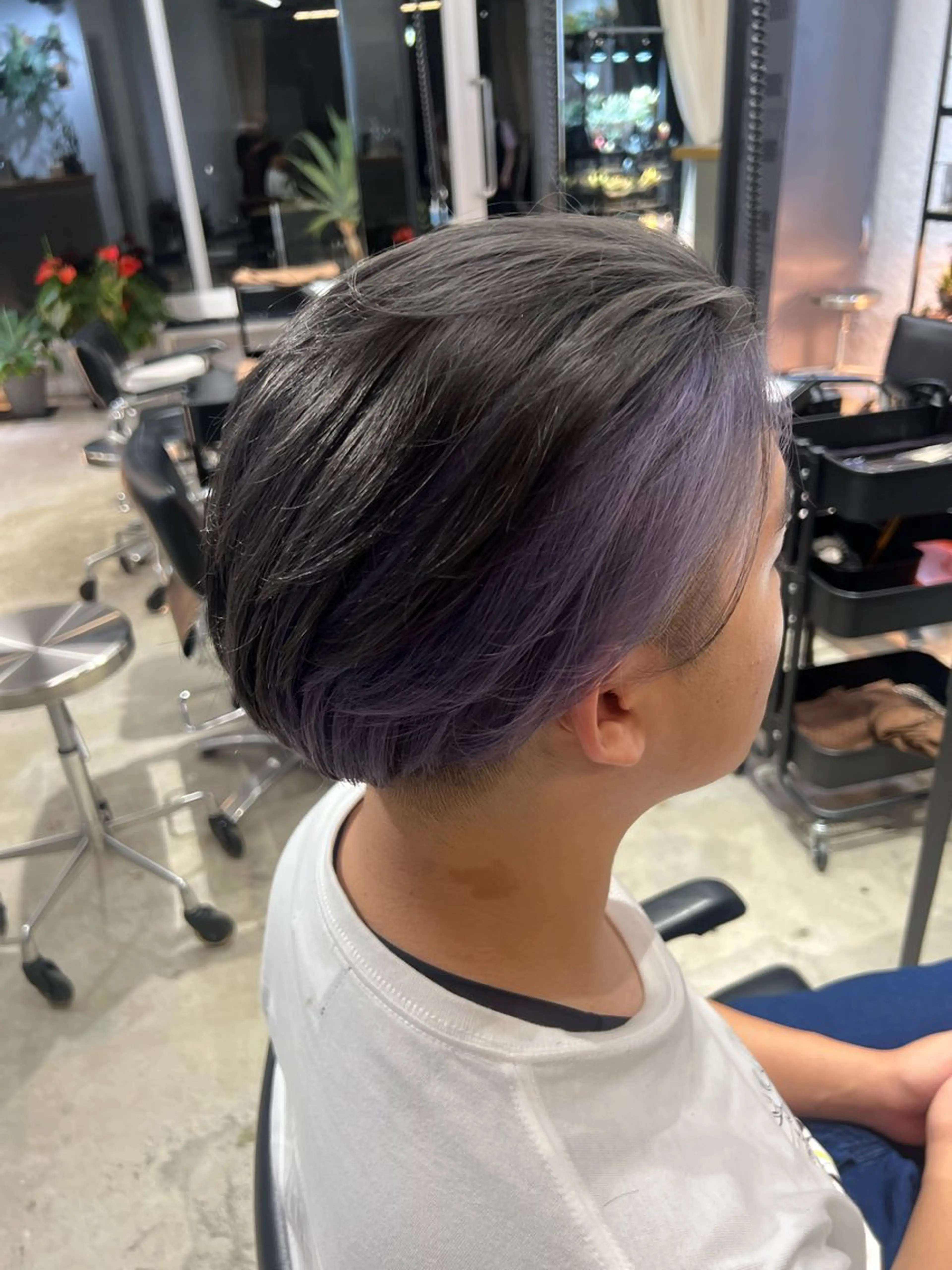 ショート カラー メンズ ヘアカラー トリートメント オタク美容師💟 チバコナツのヘアスタイル