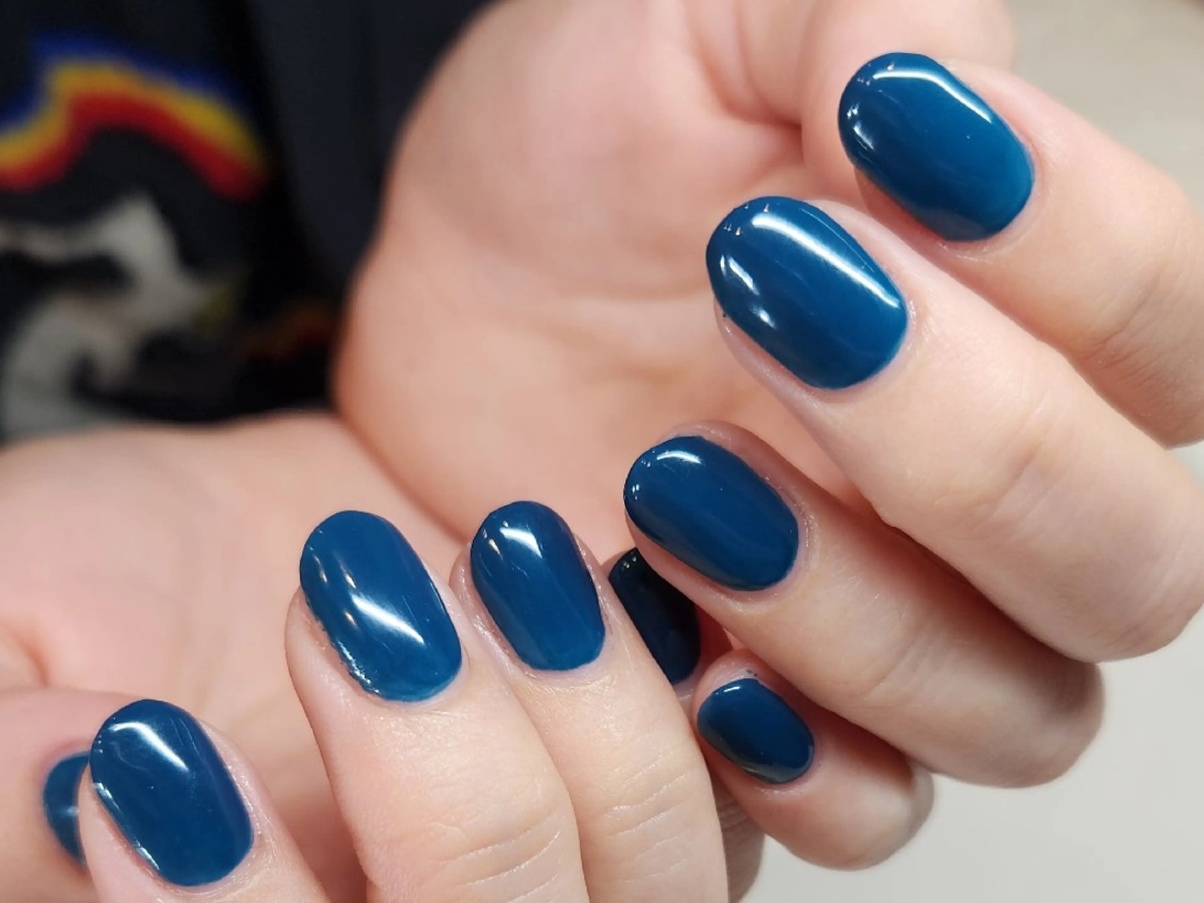 ネイル ネイビー ワンカラーネイル Non.中目黒nail所属・NailSalon  N.中目黒のネイルデザイン