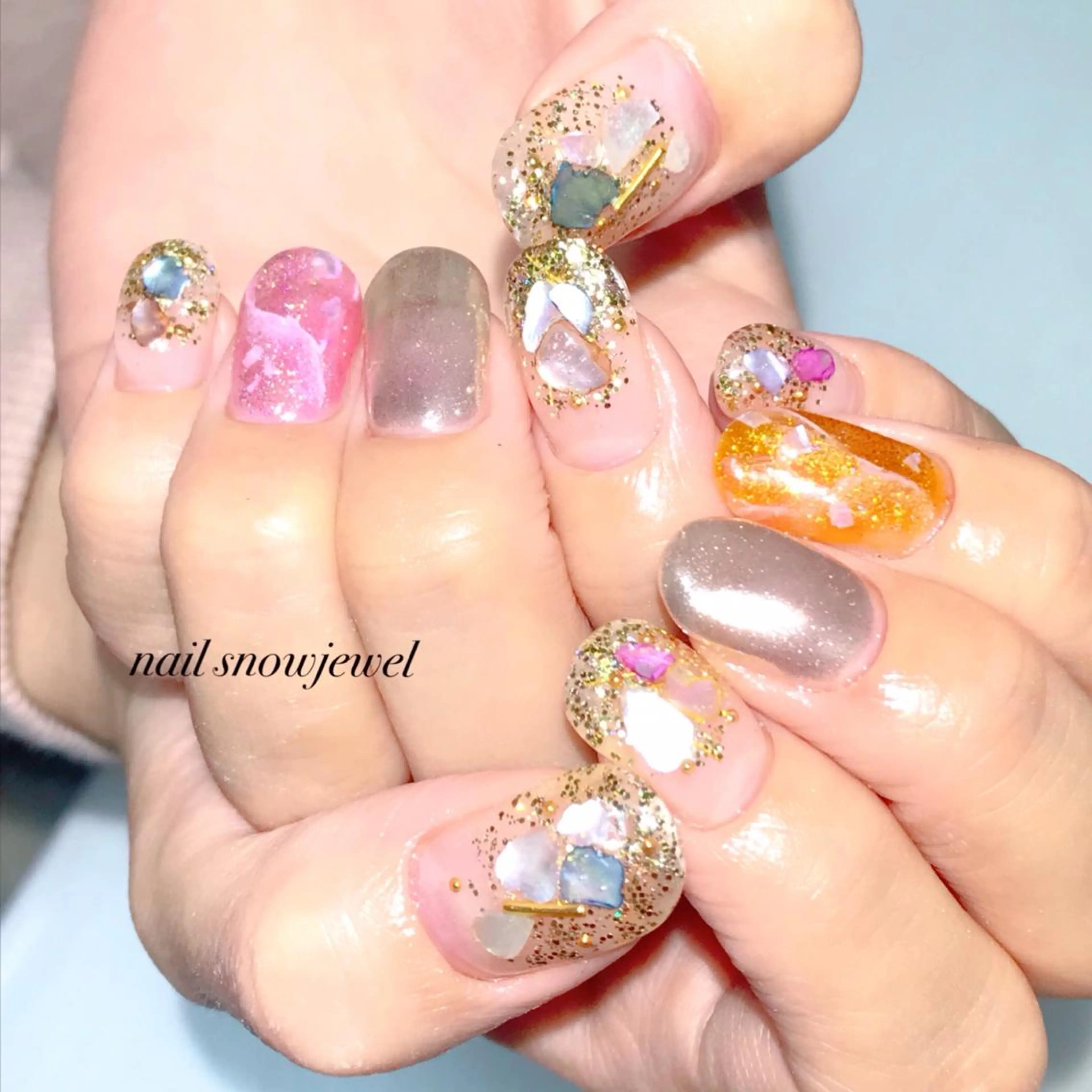 ネイル nail snowjewelのネイルデザイン