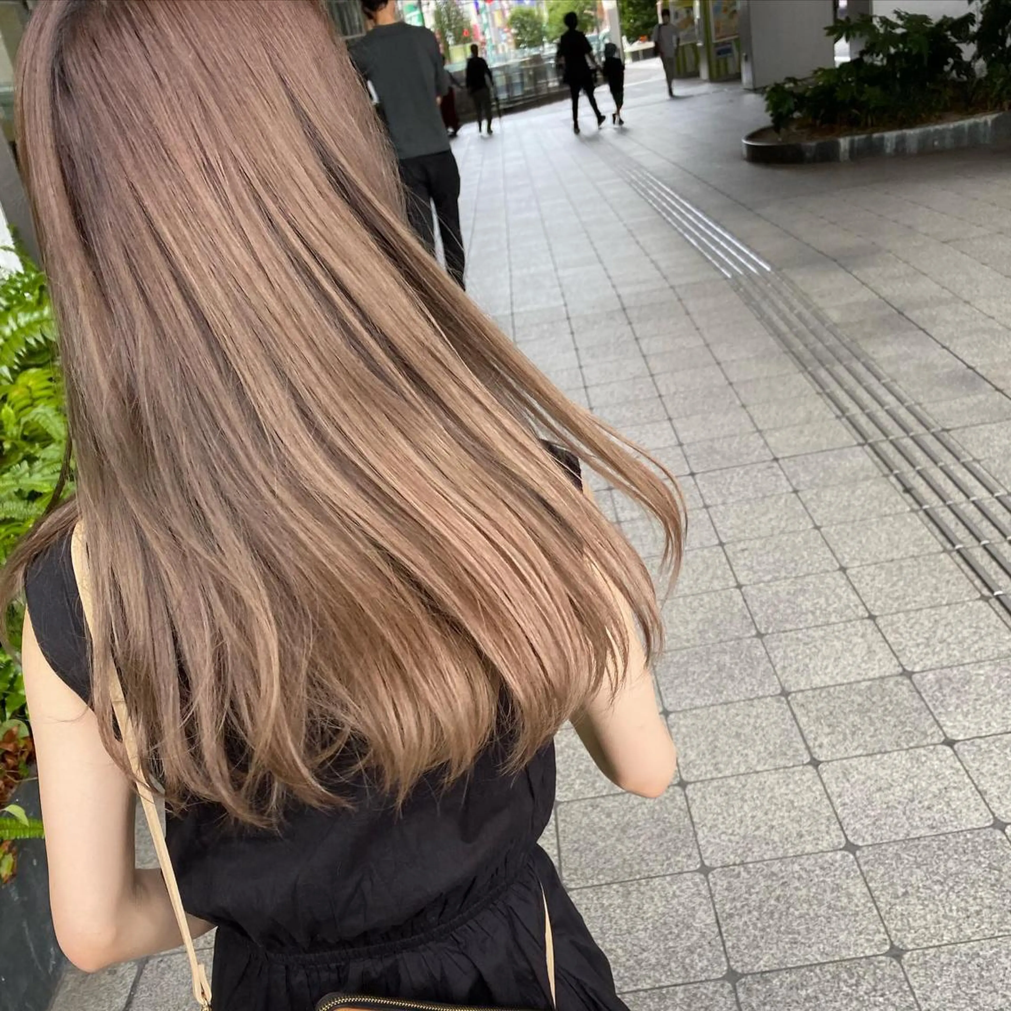 ロング カット 縮毛矯正 トリートメント 🌿海山龍馬🌿韓国 ヘア/レイヤーカットのヘアスタイル