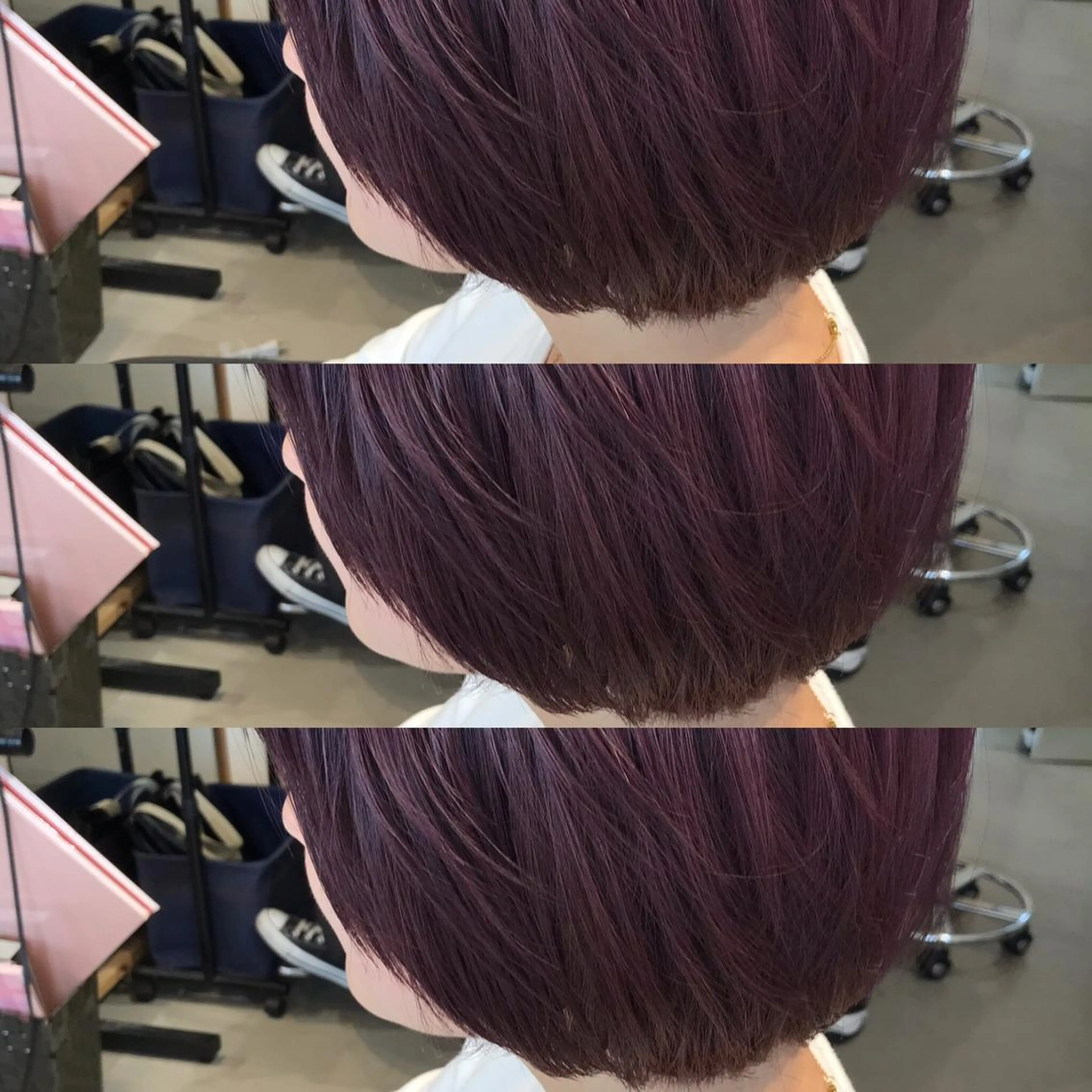 ショート カラー アッシュ ブリーチ ラベンダーカラー ラベンダーピンク ピンクカラー カット ヘアカラー 大久保 隆蔵のヘアスタイル