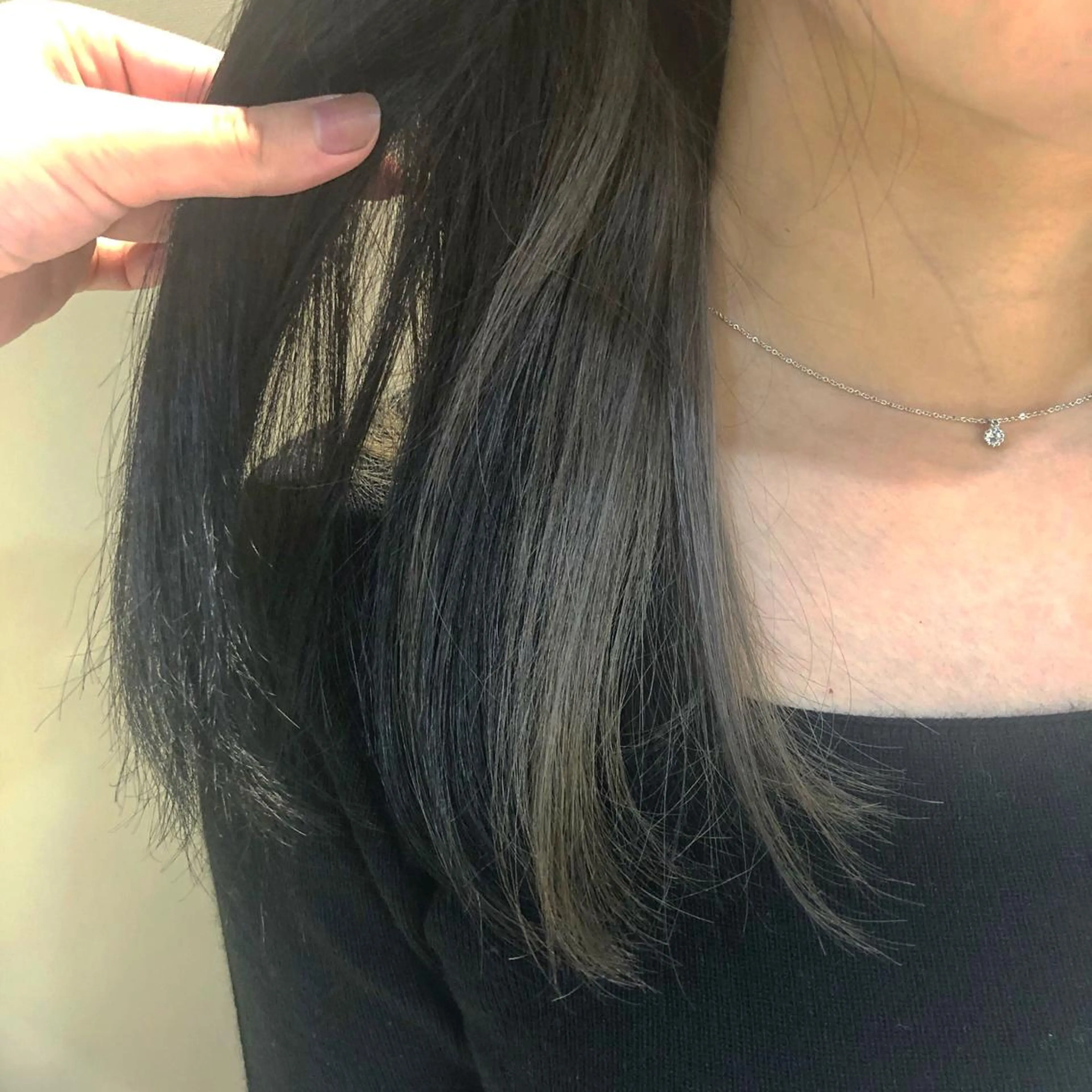 セミロング カラー カット ヘアカラー 韓国風ヘア 🇰🇷清水しいなのヘアスタイル