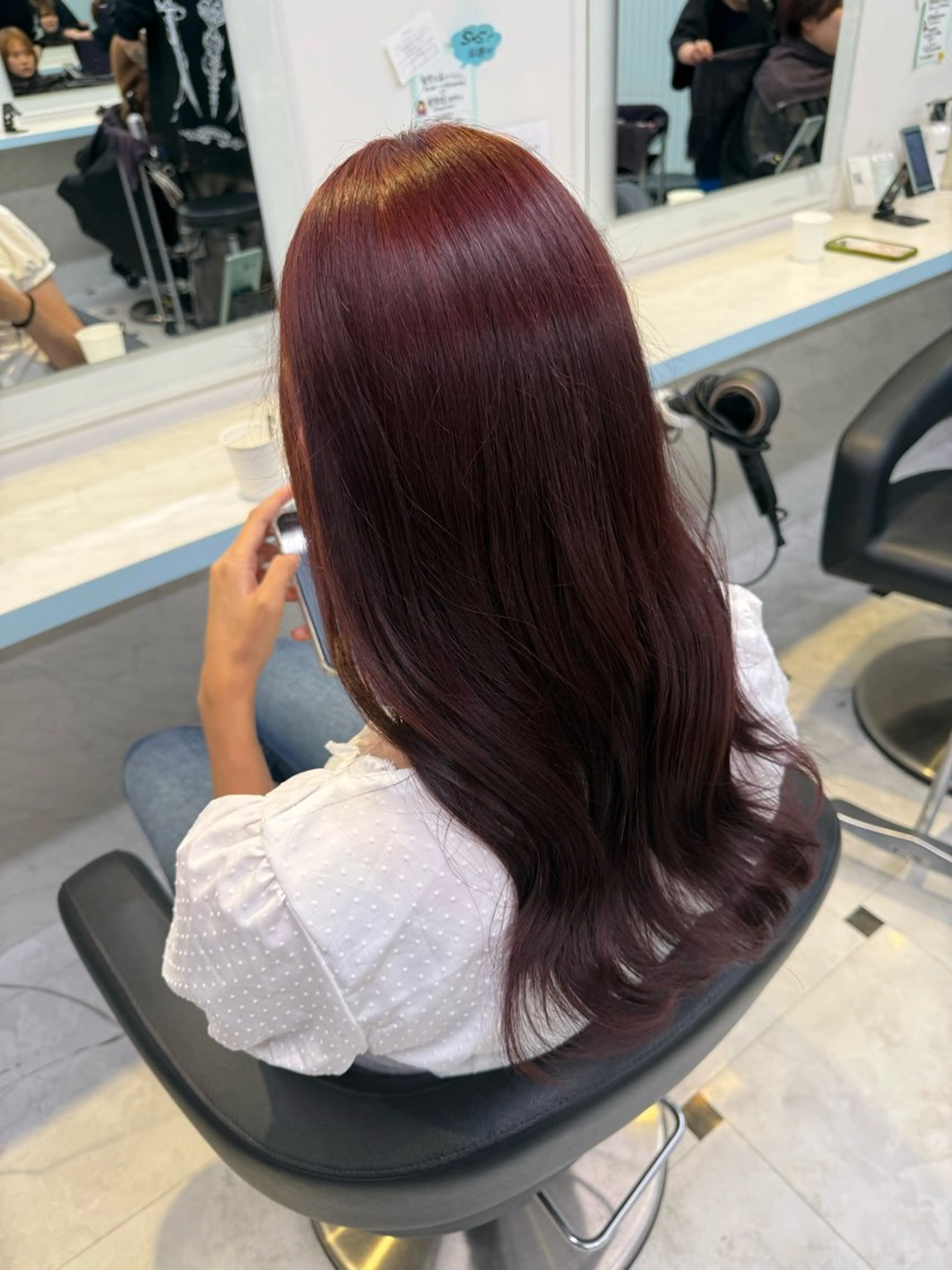 カラー ヘアカラー トリートメント ヘッドスパ ヘアセット 🍒♡艶髪暖色カラー saaya♡🍒のヘアスタイル