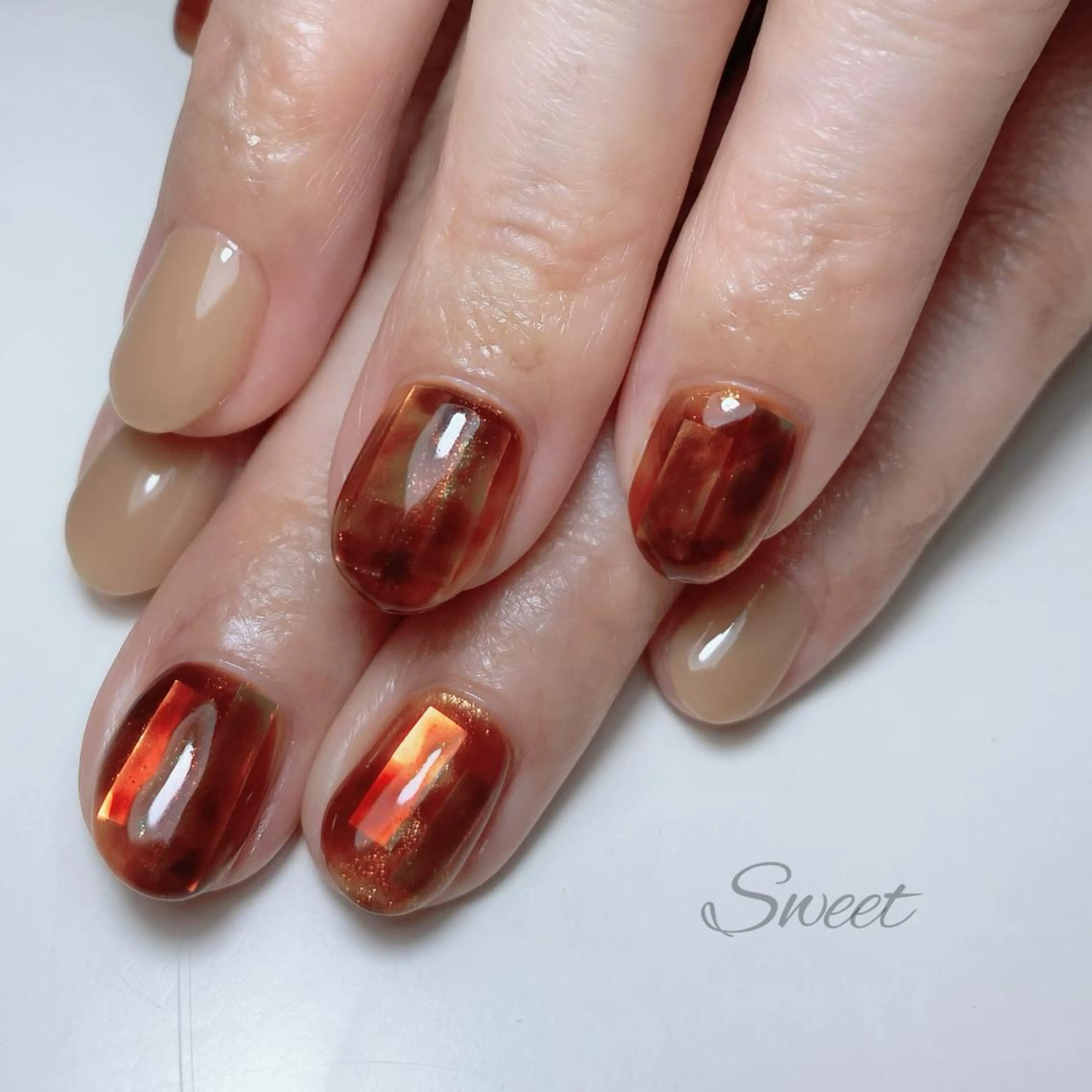 ネイル sweet 仲野陽子のネイルデザイン