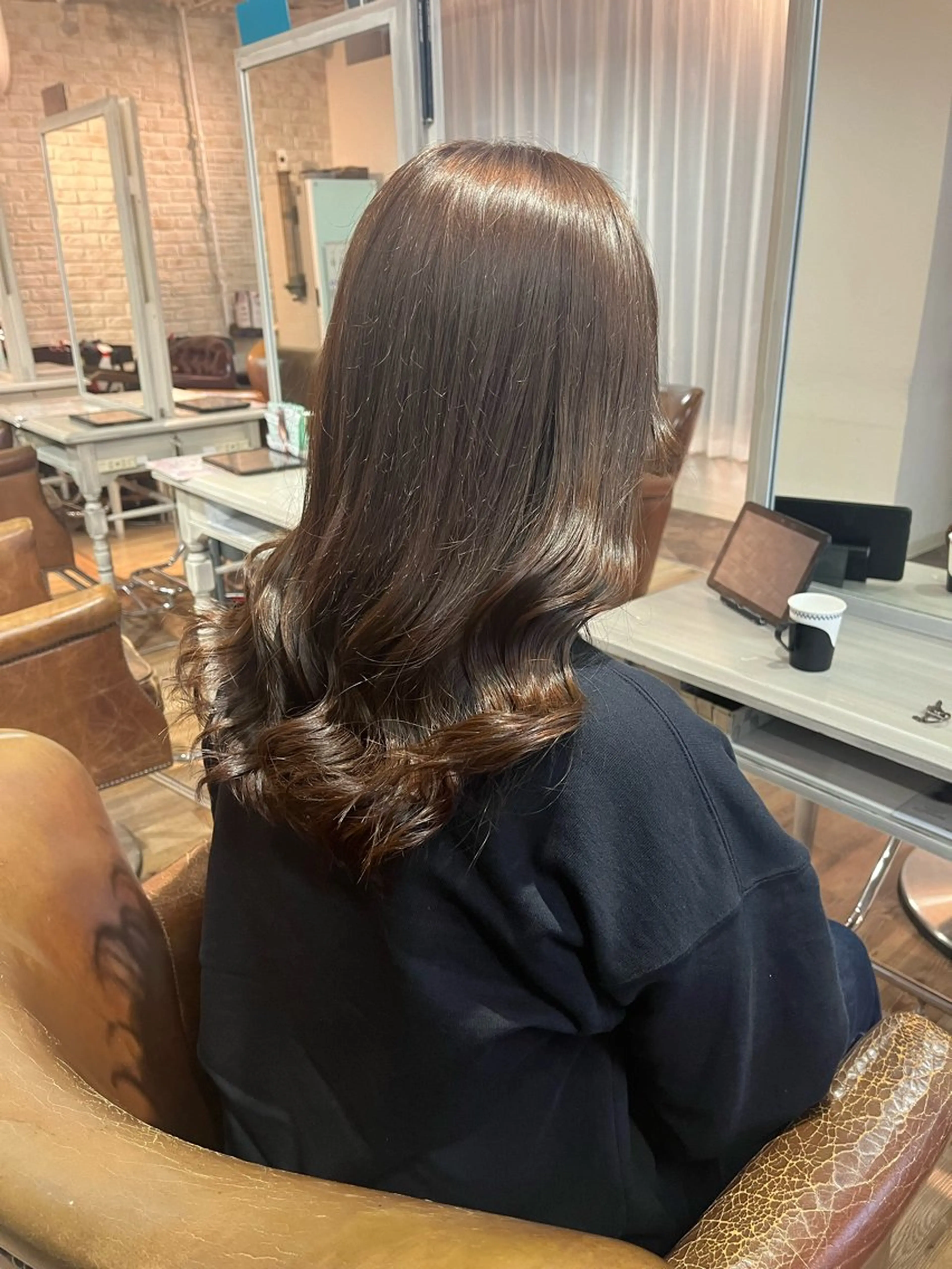 ロング カット ヘアカラー トリートメント ハイーンカラー/外国 人風カラー/ミノリのヘアスタイル