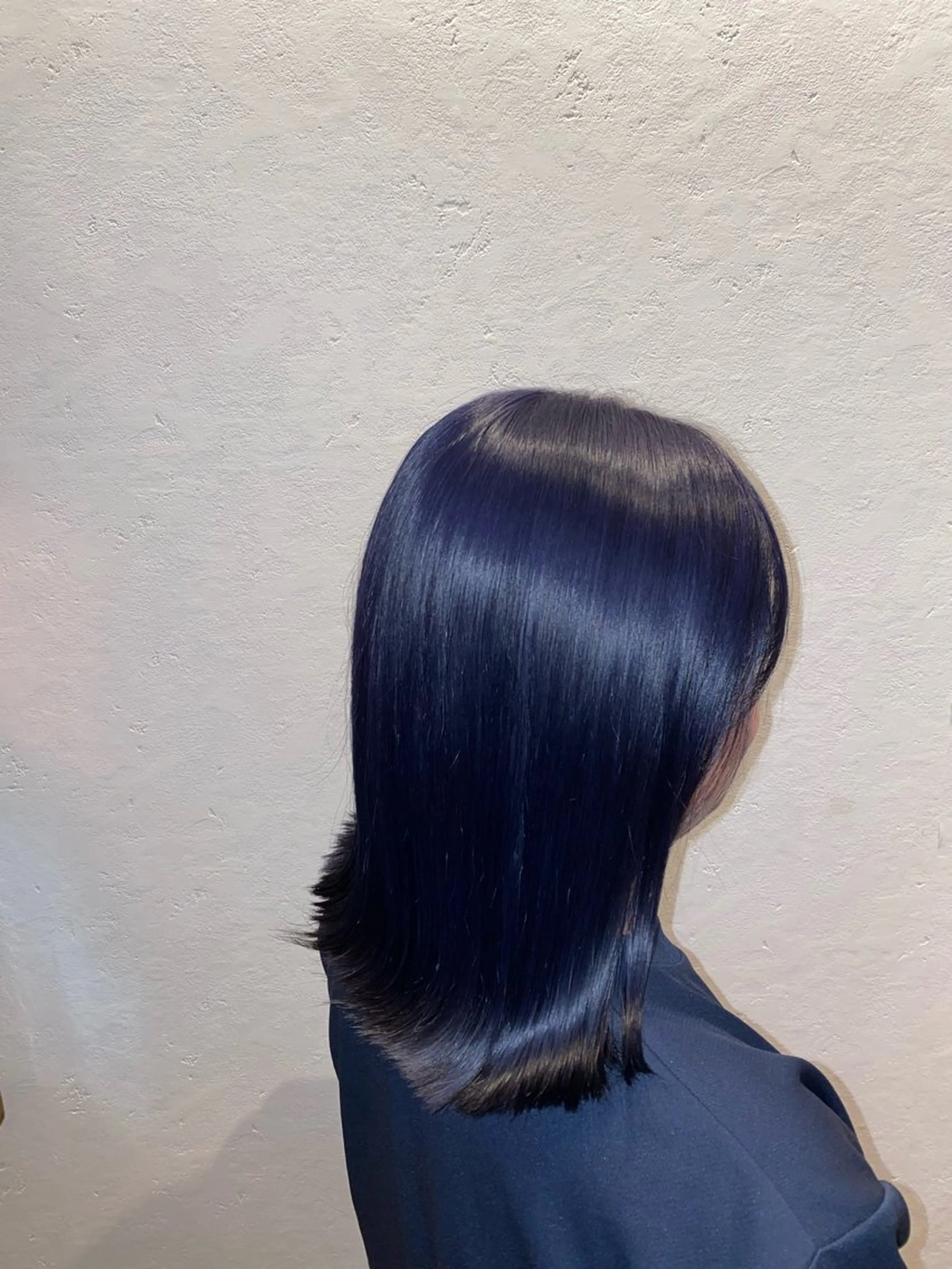 ミディアム カラー ブルーカラー ラベンダーカラー 希優🌺ソムリエ /ブリーチ/カットのヘアスタイル