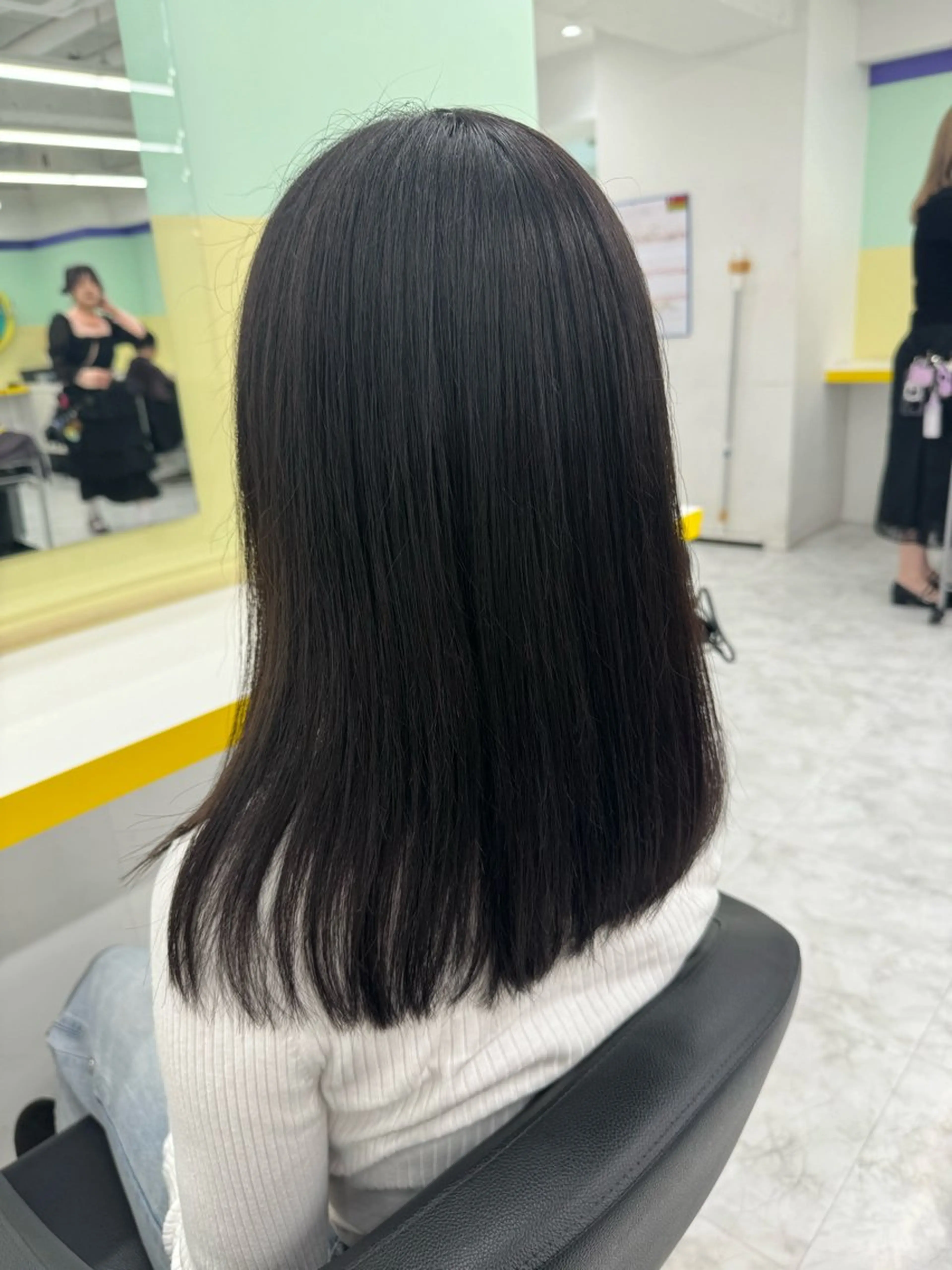 ロング カラー カット ヘアカラー トリートメント ヘッドスパ ヘアセット 🤍透明感トレンド 🤍上品ヘア🤍のヘアスタイル