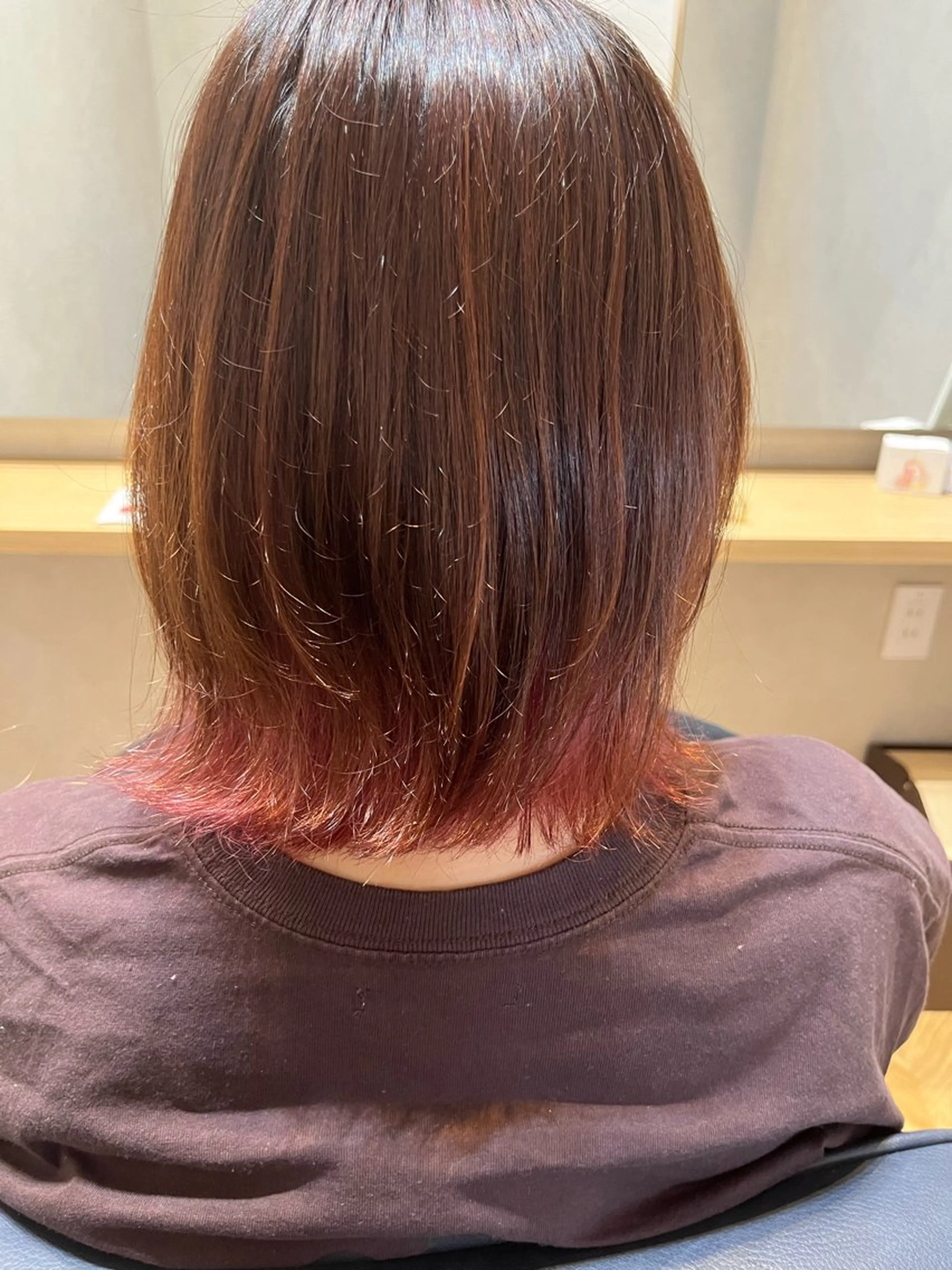 ミディアム カラー 💜N°大分 三浦　髪質改善💜のヘアスタイル