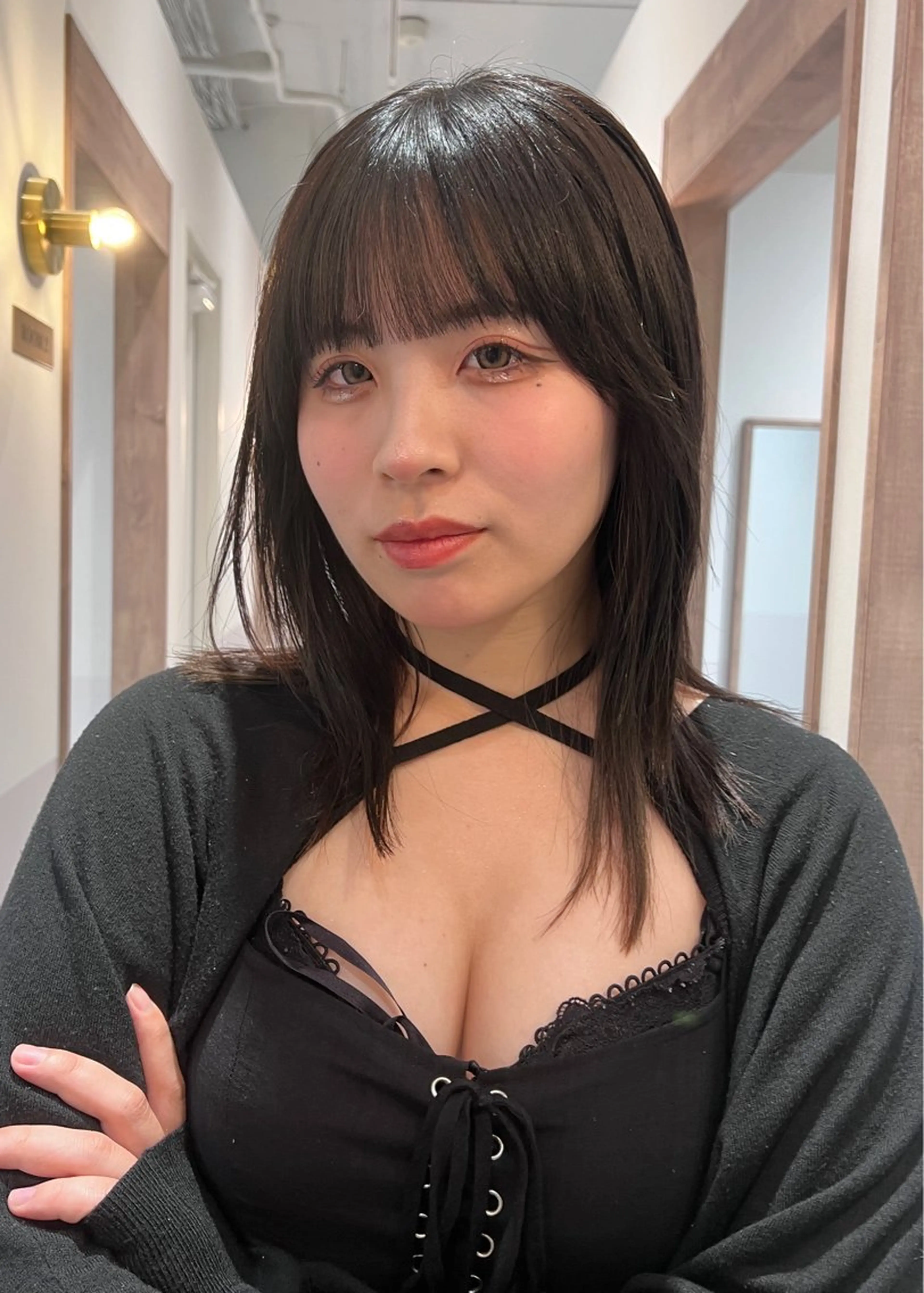 セミロング カット SALOWIN熊本 yuseiのヘアスタイル