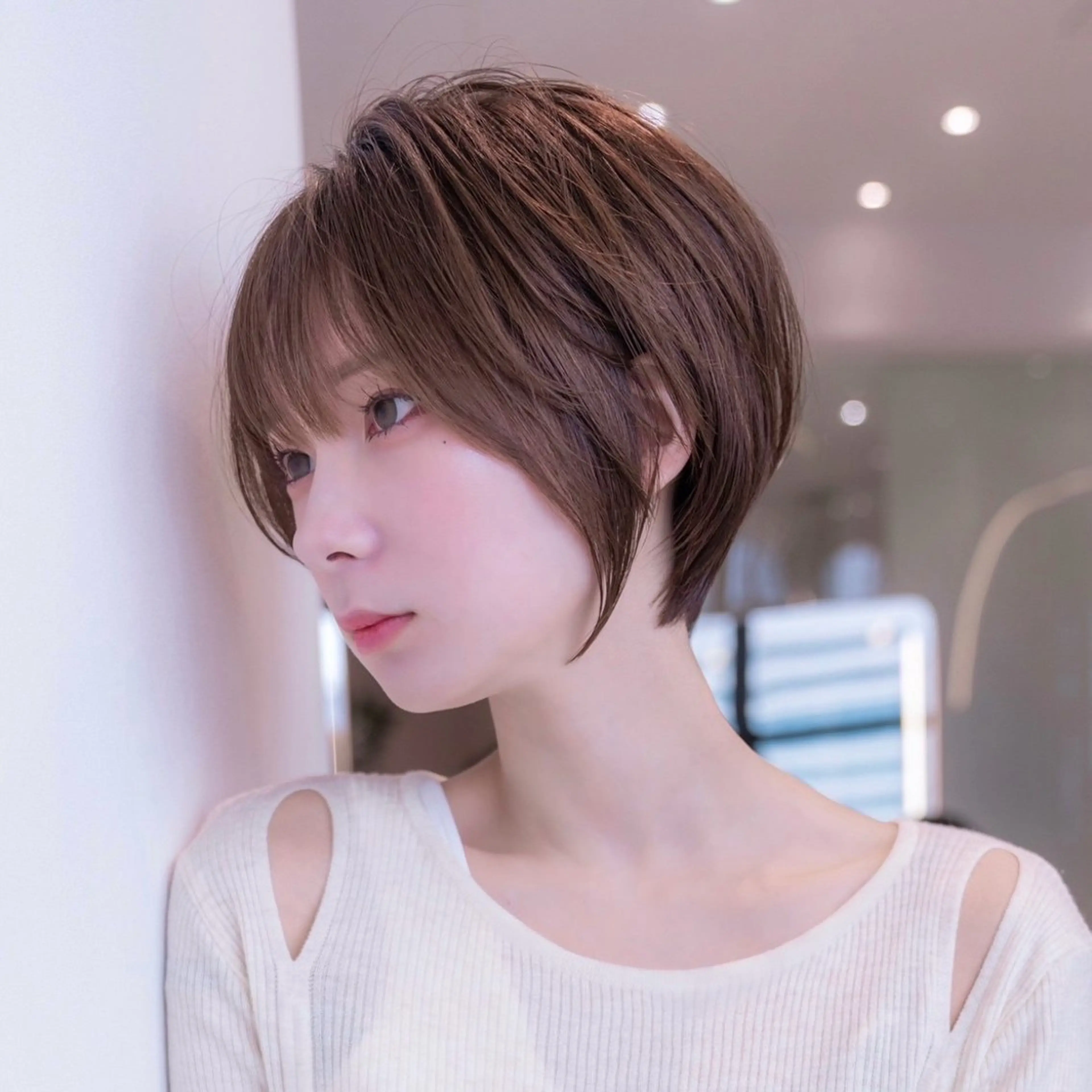ショート カット ヘアカラー 縮毛矯正 トリートメント 渋谷ボブ/ショート 特化田中航平のヘアスタイル