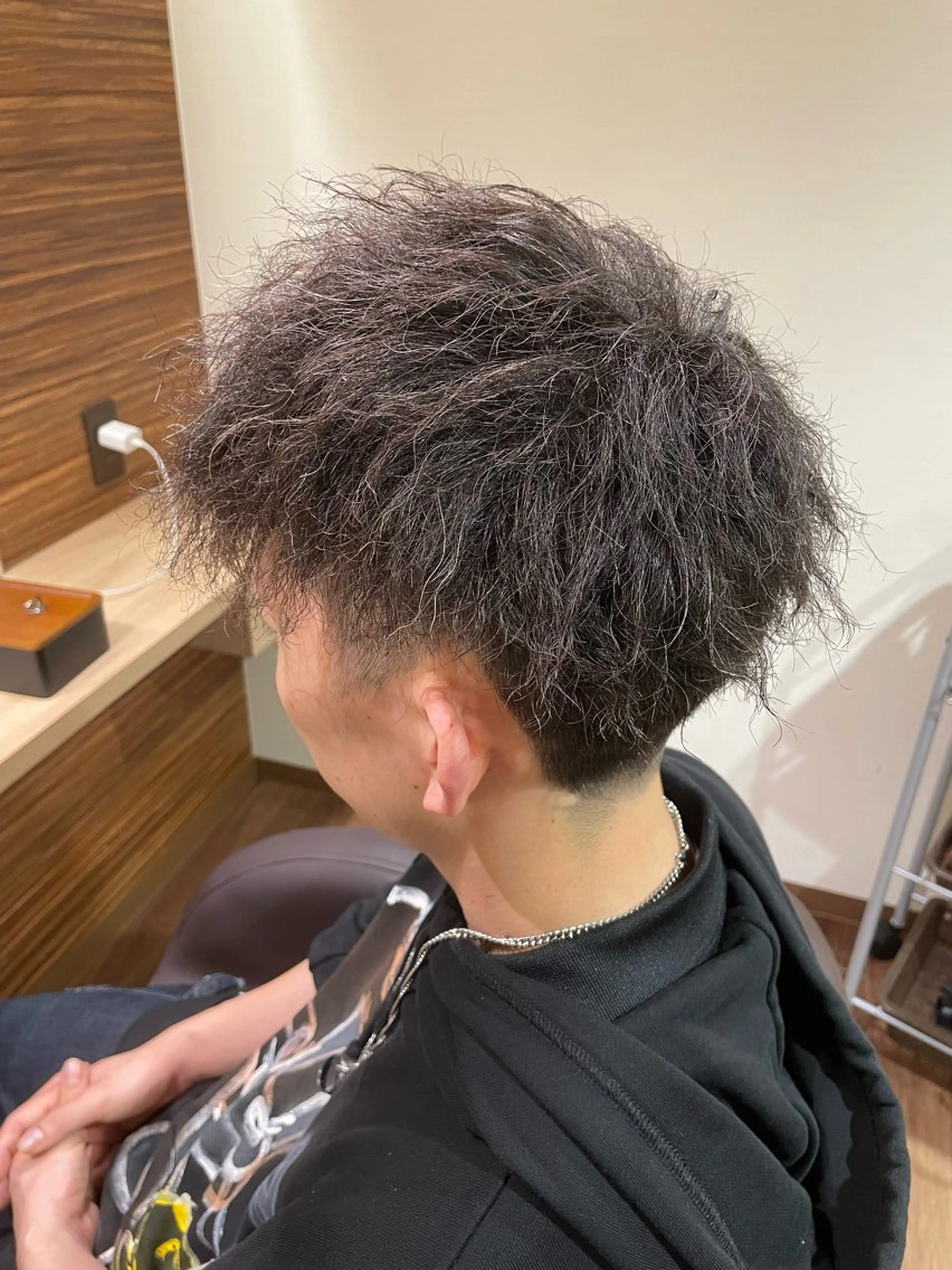 ショート パーマ メンズ 中嶋 ナカジマのヘアスタイル