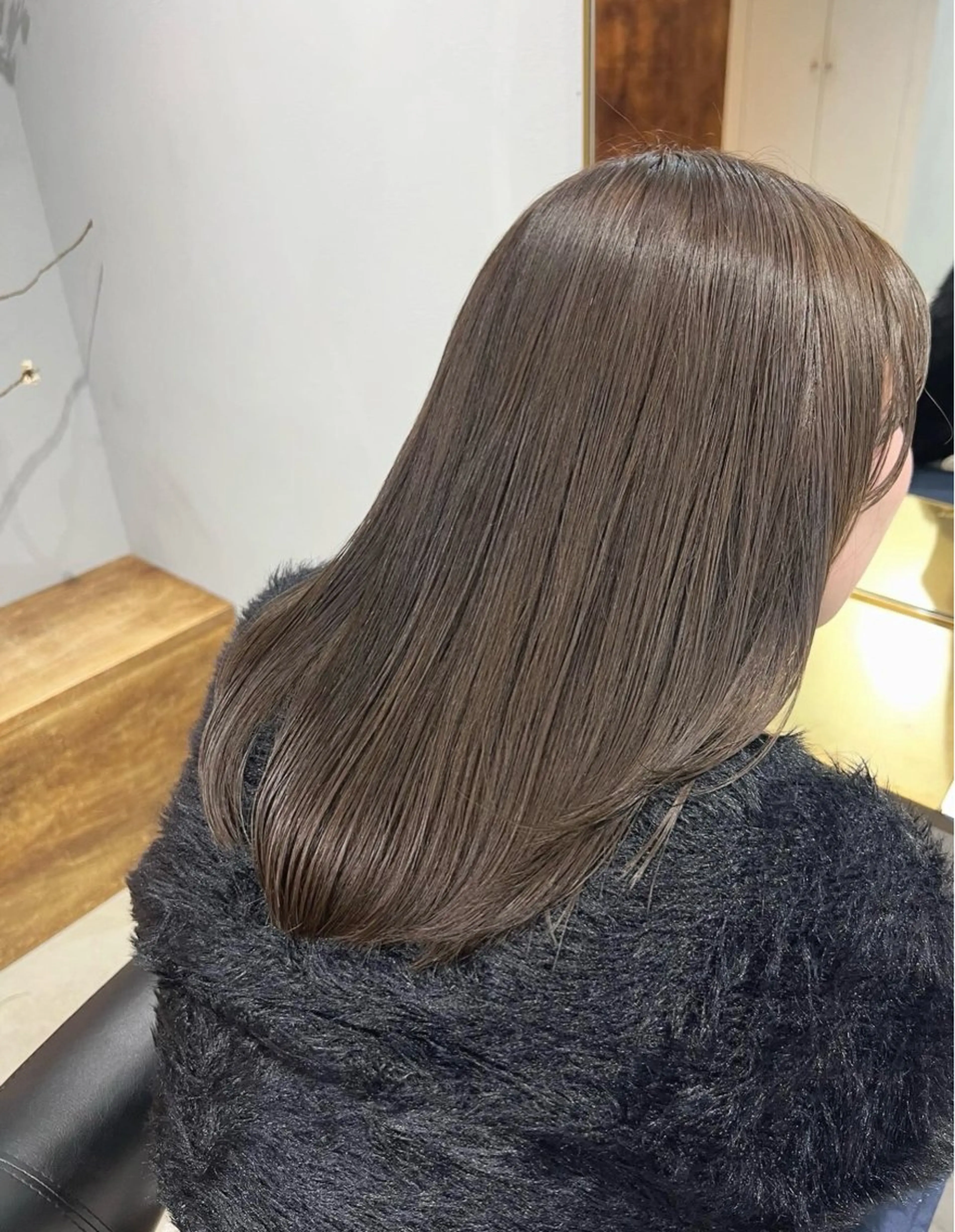 ミディアム カラー カット ヘアカラー akane/ボブ /オリーブ/ブラウンのヘアスタイル