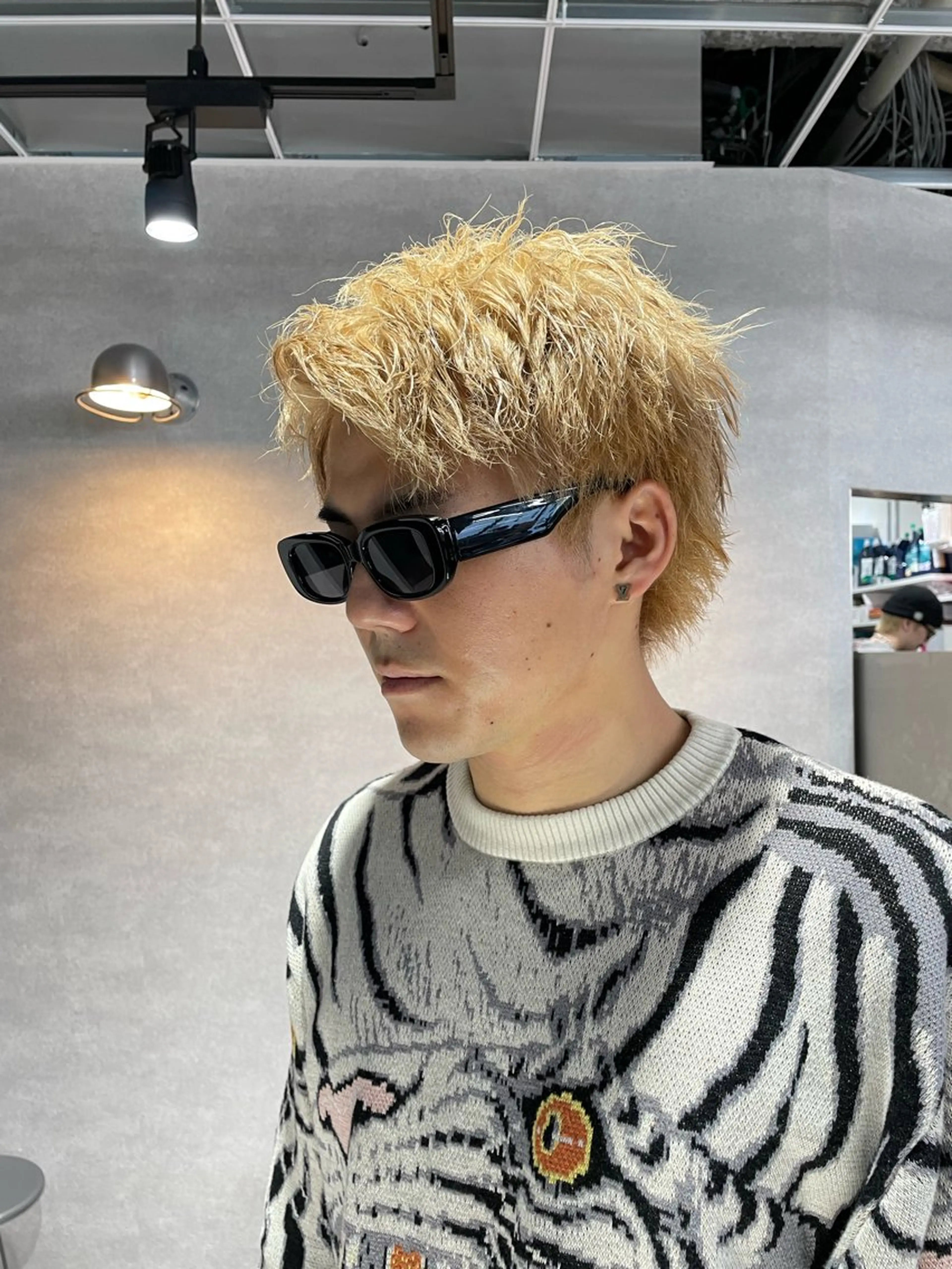 ショート カラー メンズ スパイキーショート ショートヘア カット ヘアカラー 垢抜けハイトーン☀/ 笑顔の美容師/しゅんのヘアスタイル