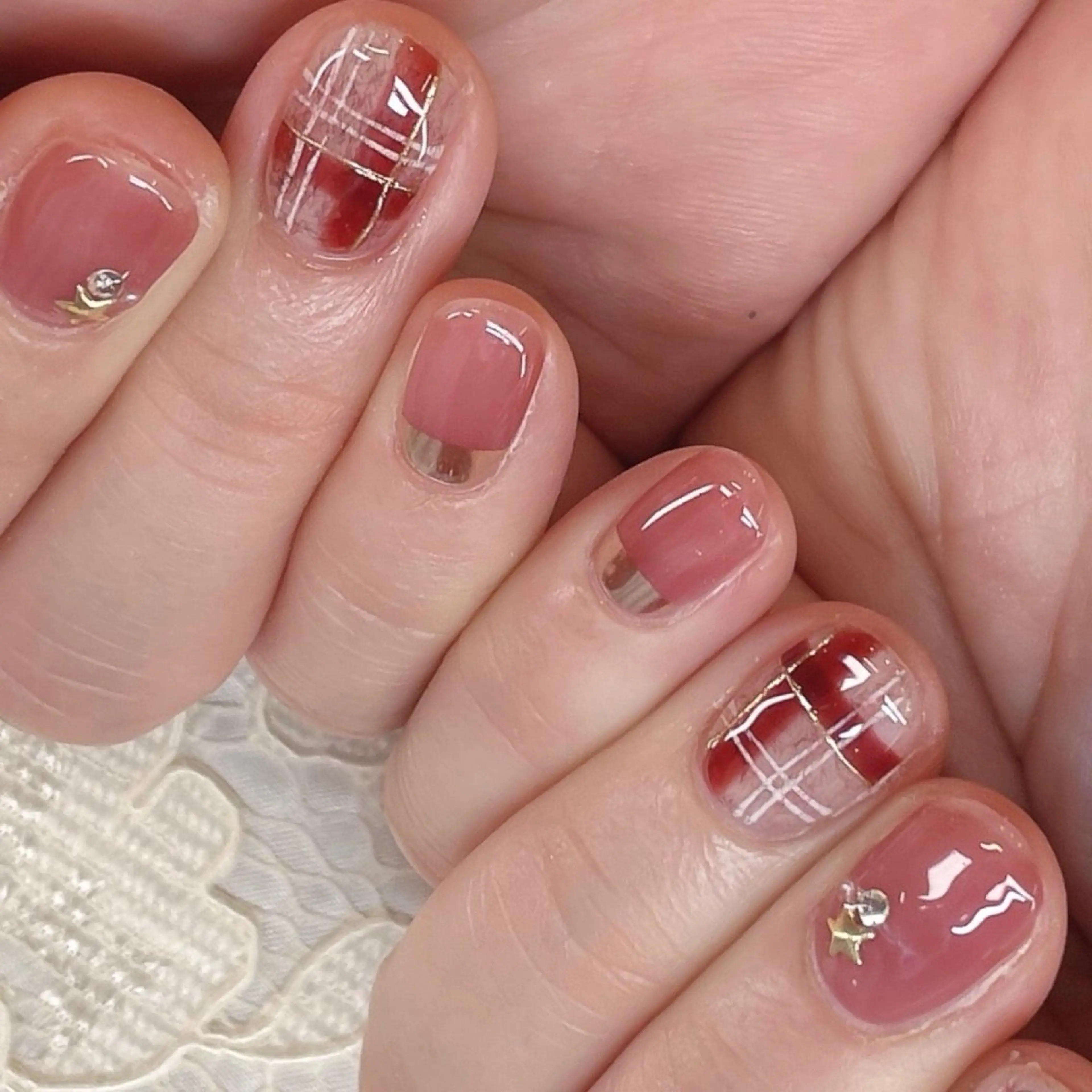 ネイル Aube Nail 佐藤のネイルデザイン